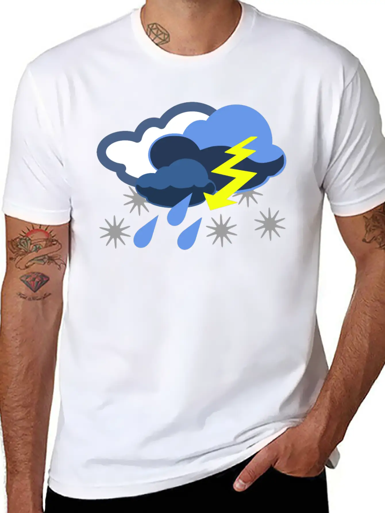 Inclement Weather Basic Graphic T-Shirt – Daily Comfort In Soft Cotton