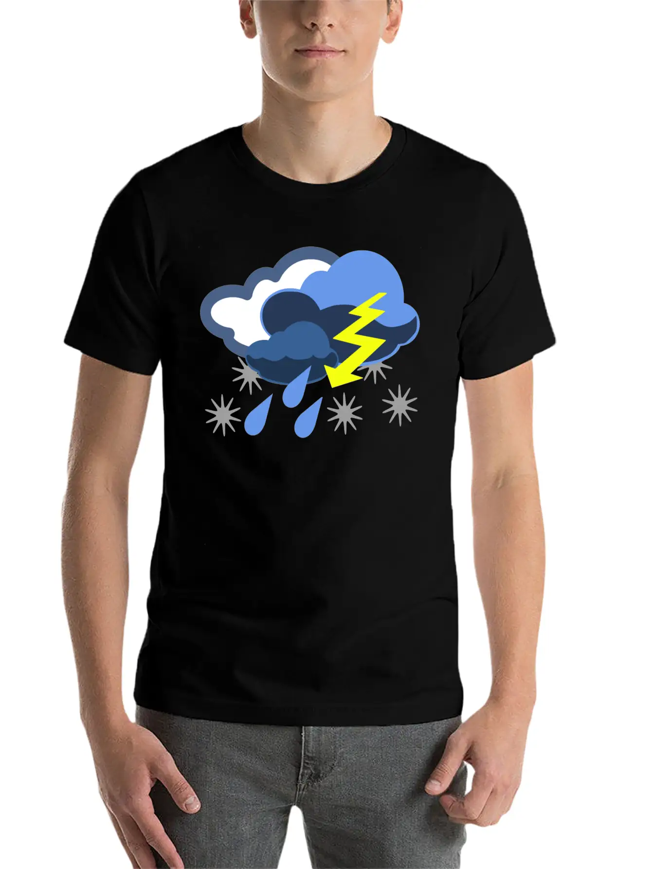 Inclement Weather Basic Graphic T-Shirt – Daily Comfort In Soft Cotton