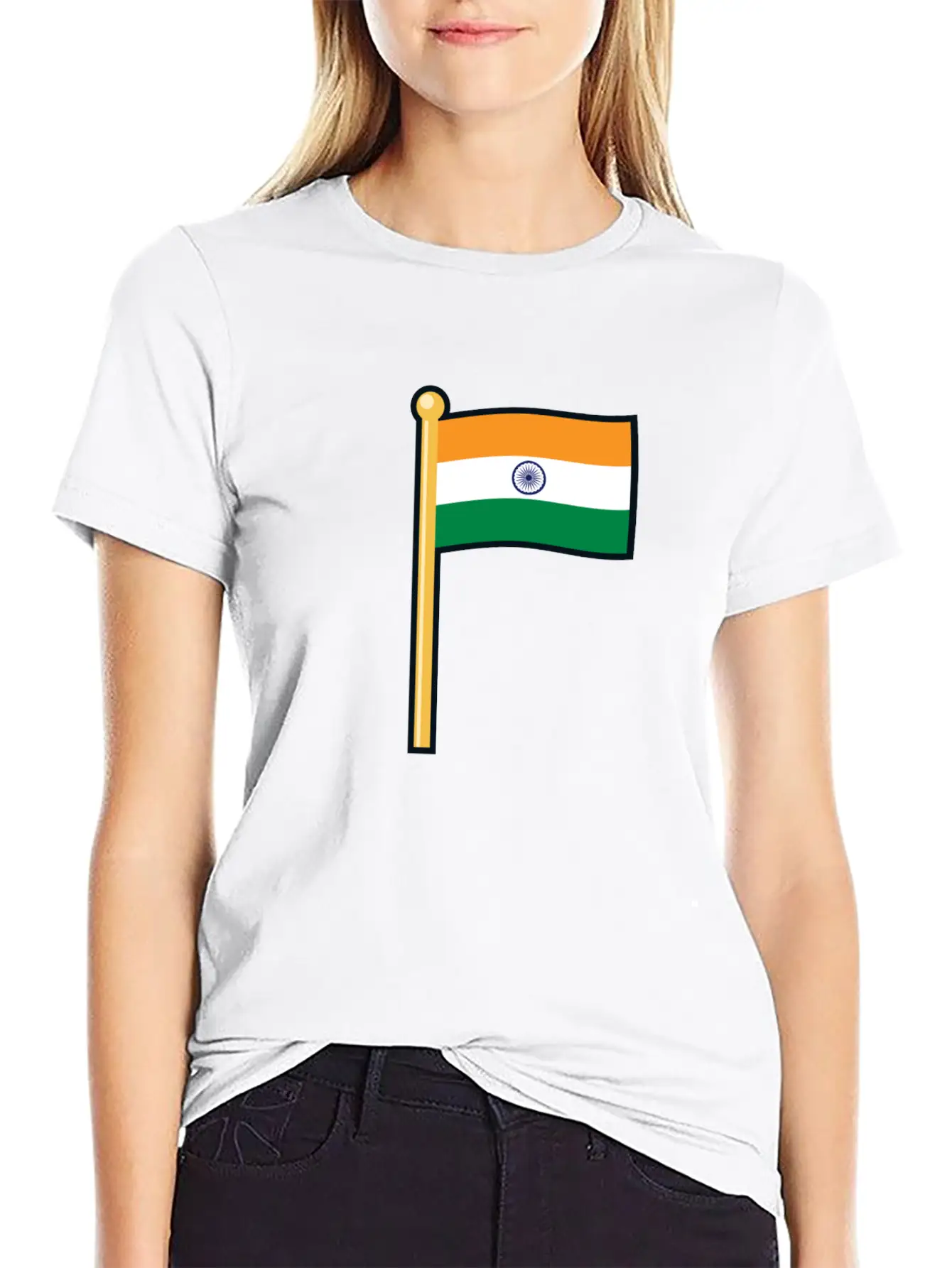 India Flag Basic Graphic T-Shirt – Daily Comfort In Soft Cotton
