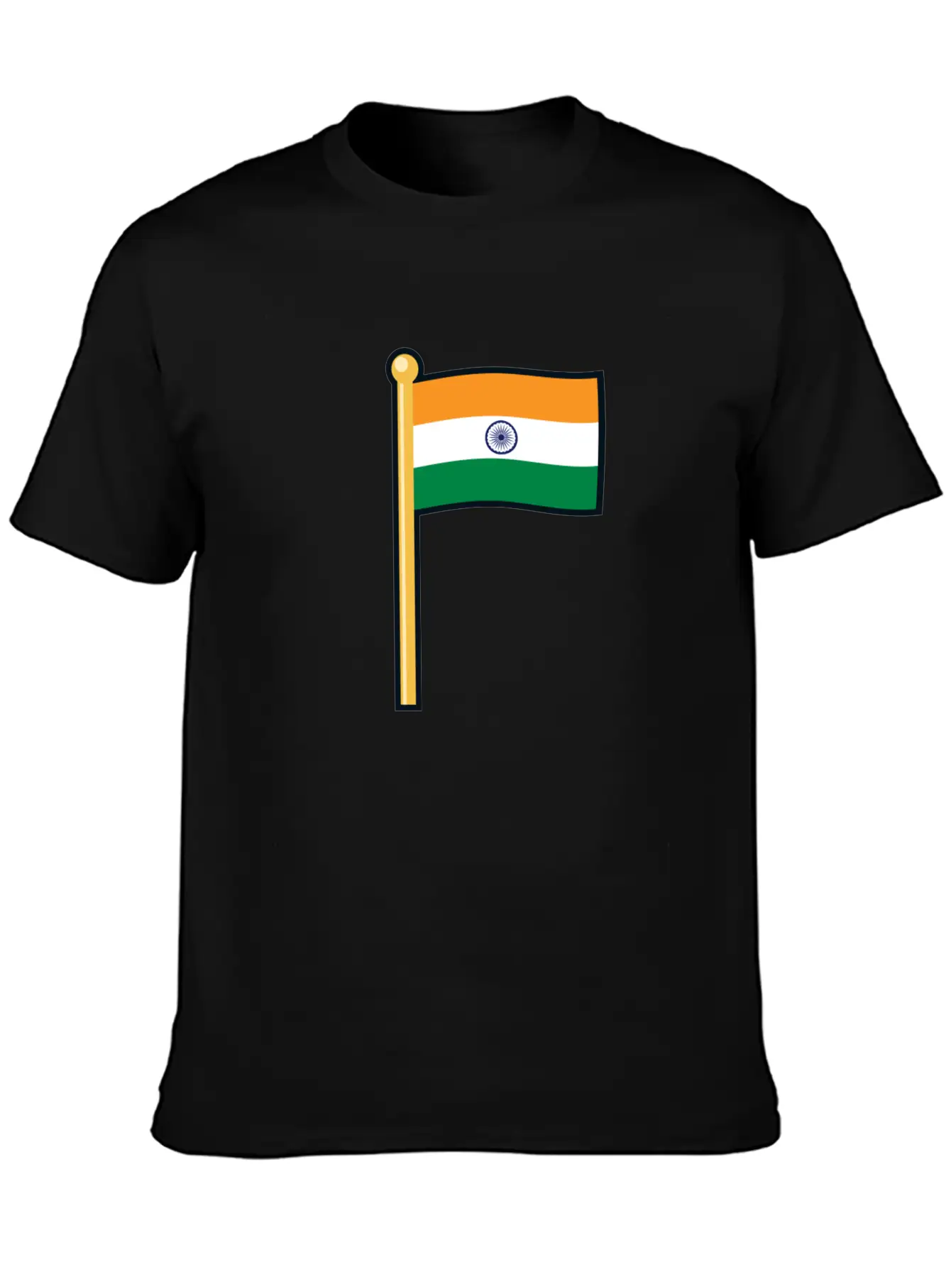 India Flag Basic Graphic T-Shirt – Daily Comfort In Soft Cotton