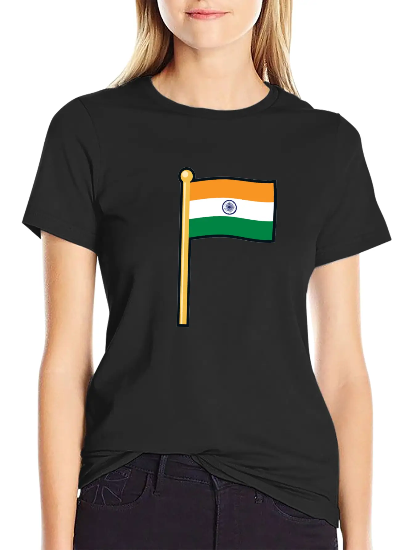 India Flag Basic Graphic T-Shirt – Daily Comfort In Soft Cotton