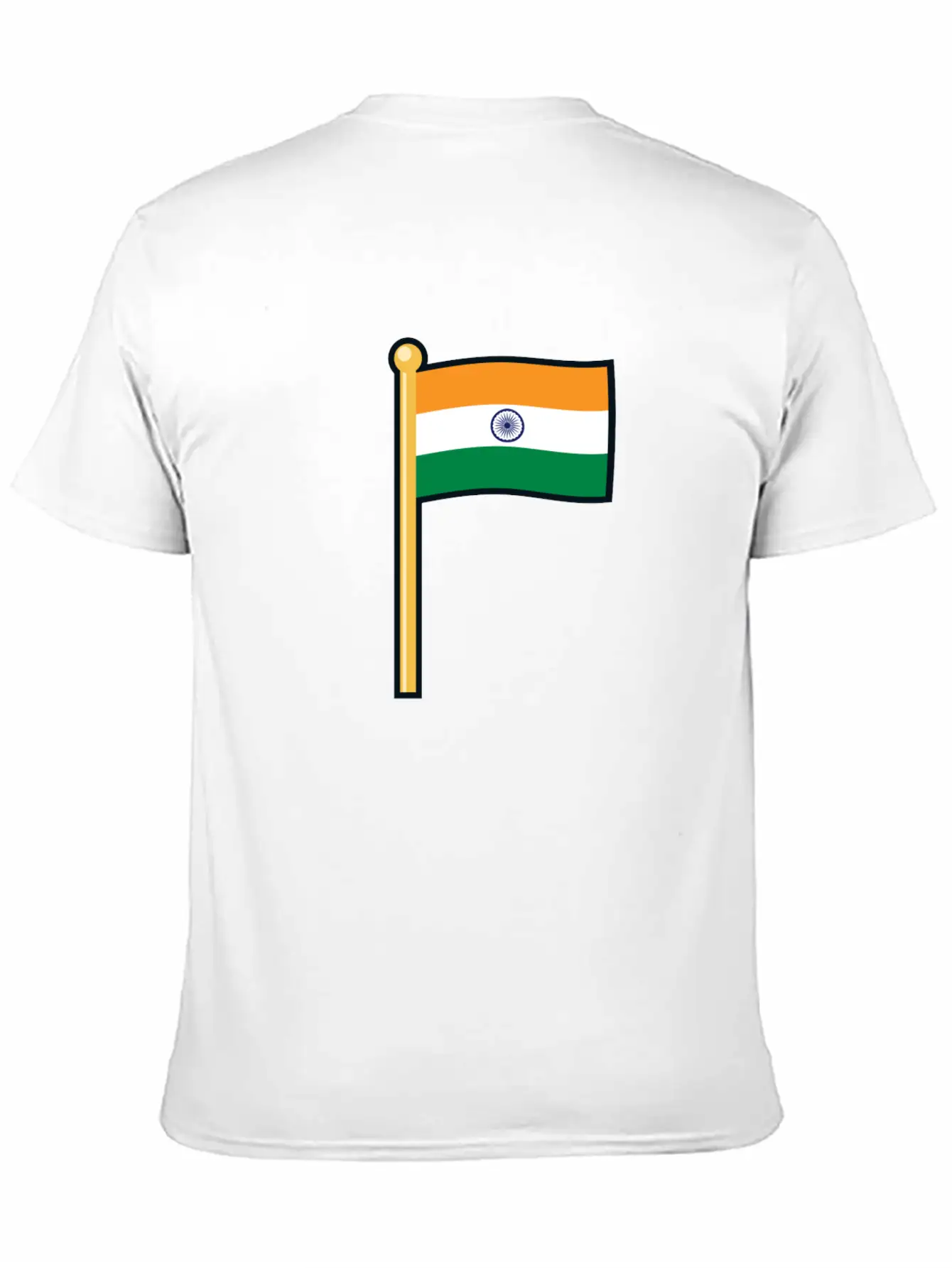 India Flag Basic Graphic T-Shirt – Daily Comfort In Soft Cotton