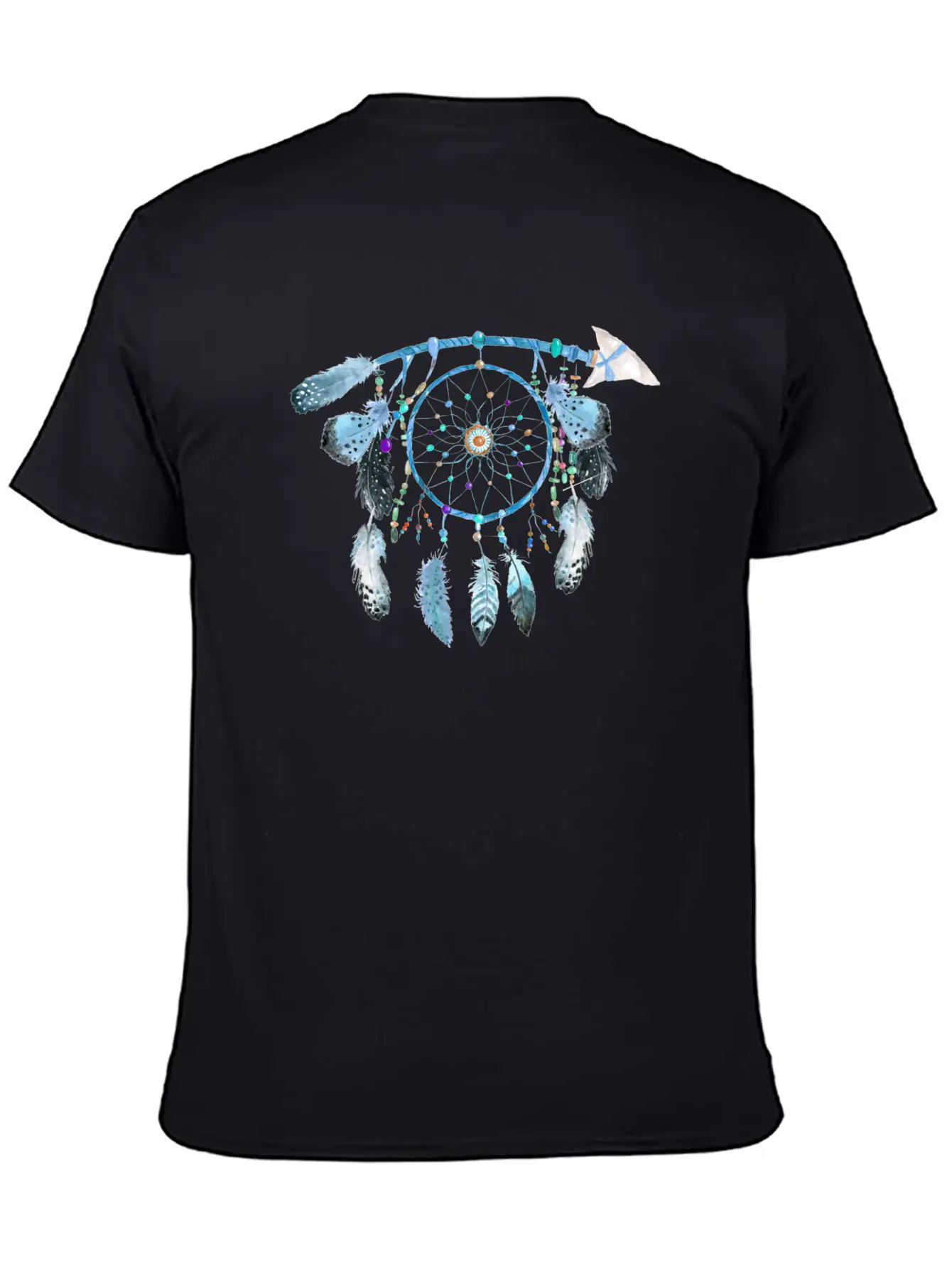 Indian Jewelry,Native American Jewelry, Feather Stylish Everyday T-Shirt – Unisex Basic Cotton Tee