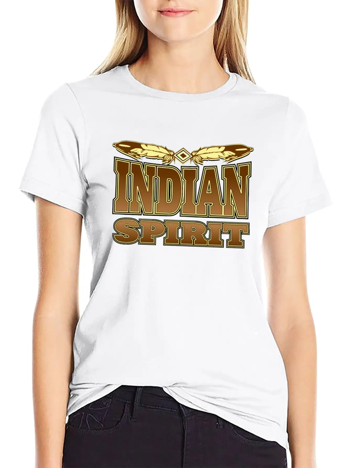 Indian Spirit Stylish Everyday T-Shirt – Unisex Basic Cotton Tee