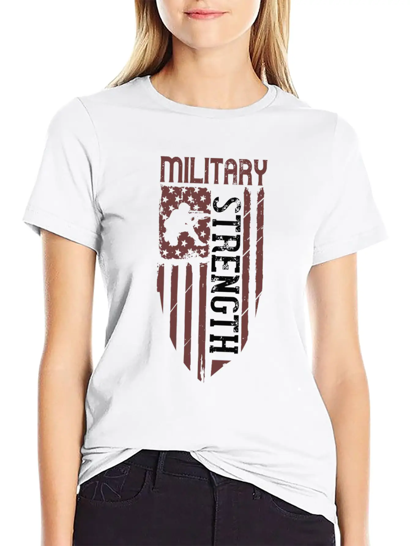 Infantry And Air Force Of America Timeless Short Sleeve Tee – Comfy And Minimalist Design
