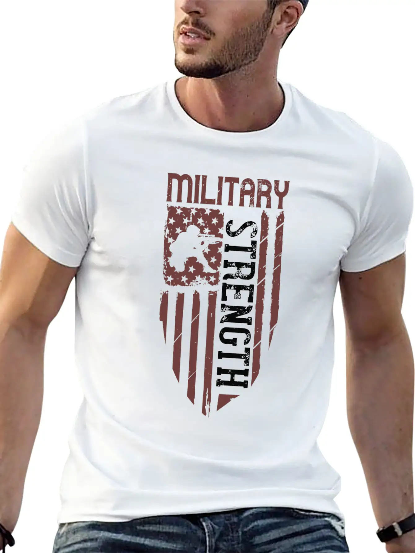Infantry And Air Force Of America Timeless Short Sleeve Tee – Comfy And Minimalist Design