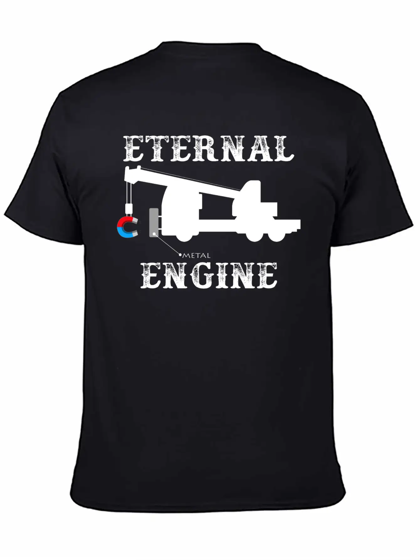 Infinite Energy Through Magnetism Essential Unisex Summer Tee – Soft Cotton Casual Fit