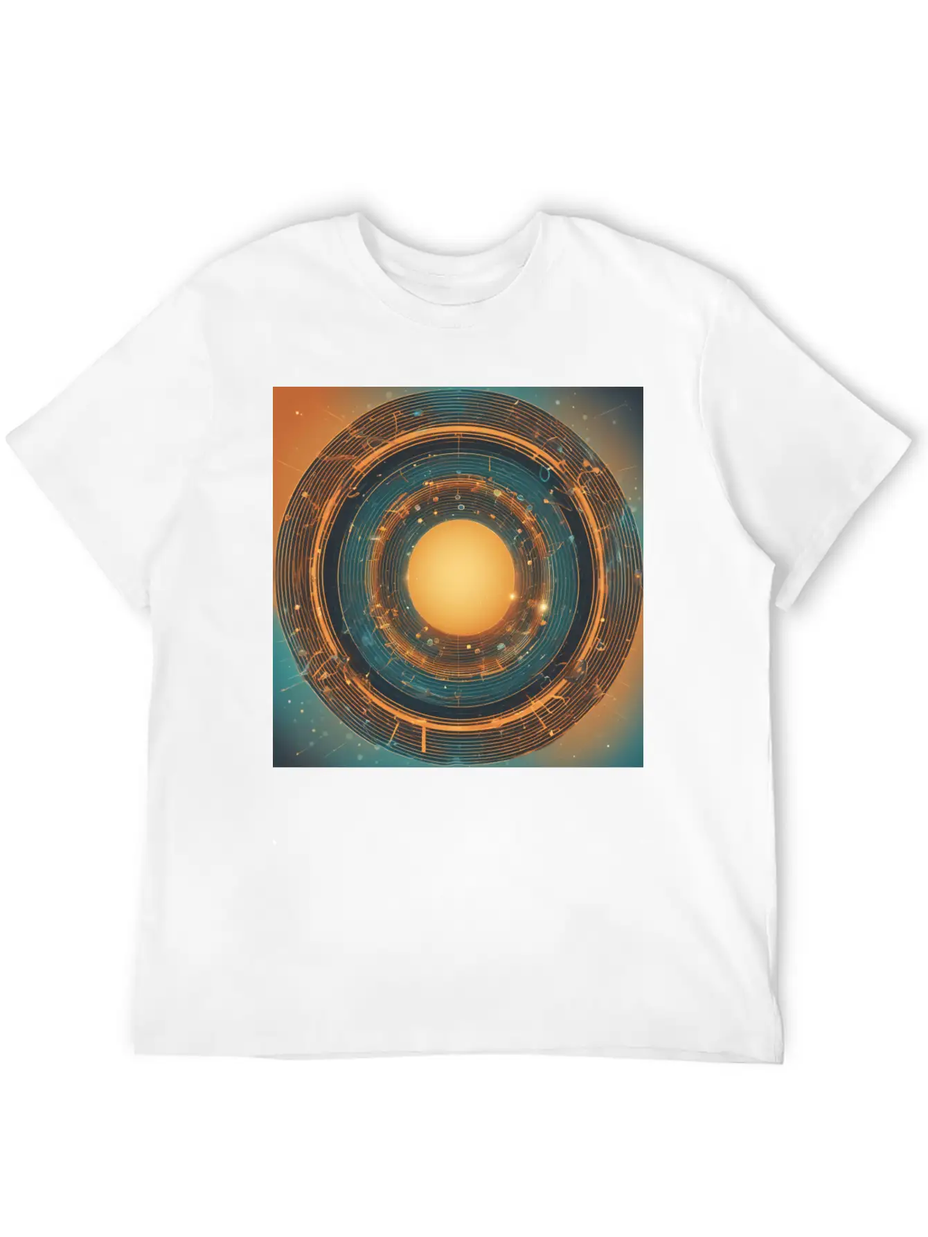 Infinity Concept: Eternal Echo Unisex Short Sleeve Soft Cotton T-Shirt – Casual Everyday Wear
