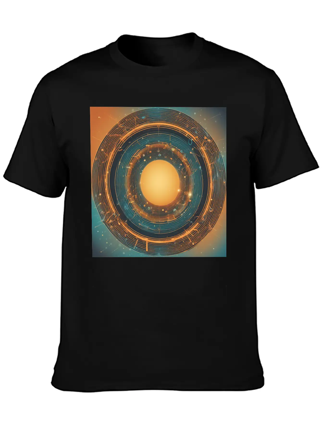 Infinity Concept: Eternal Echo Unisex Short Sleeve Soft Cotton T-Shirt – Casual Everyday Wear