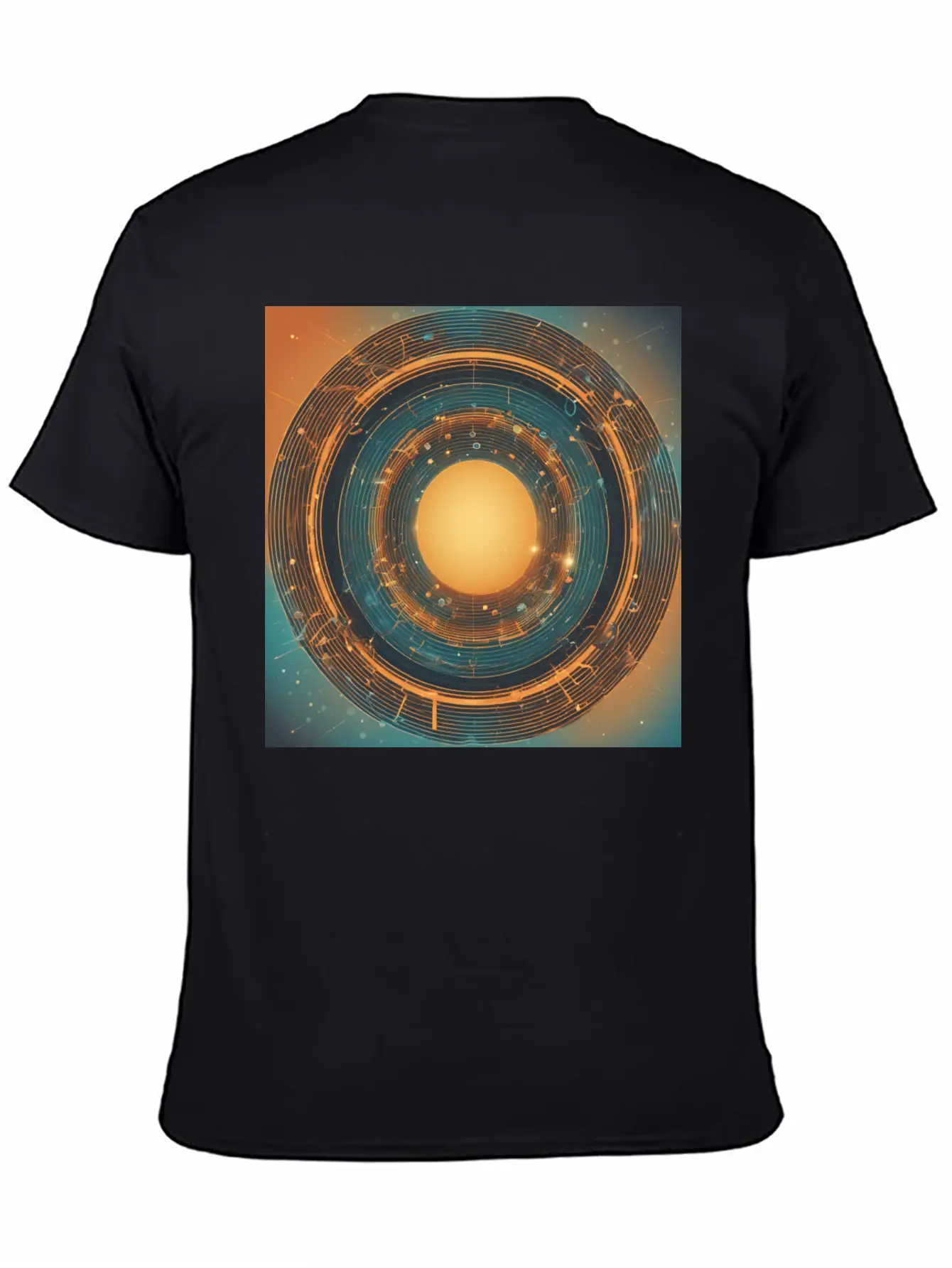 Infinity Concept: Eternal Echo Unisex Short Sleeve Soft Cotton T-Shirt – Casual Everyday Wear
