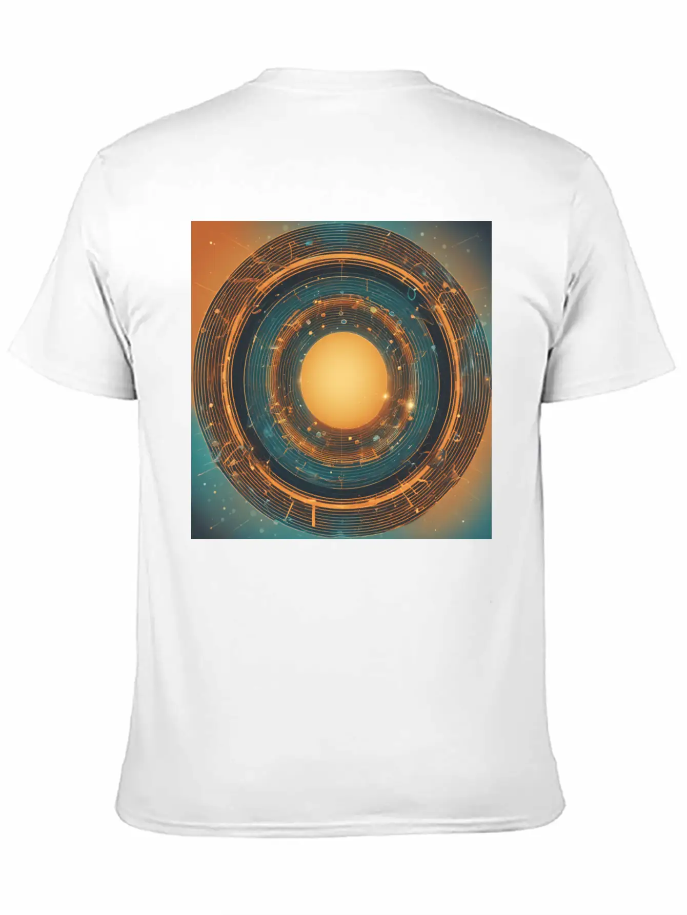 Infinity Concept: Eternal Echo Unisex Short Sleeve Soft Cotton T-Shirt – Casual Everyday Wear