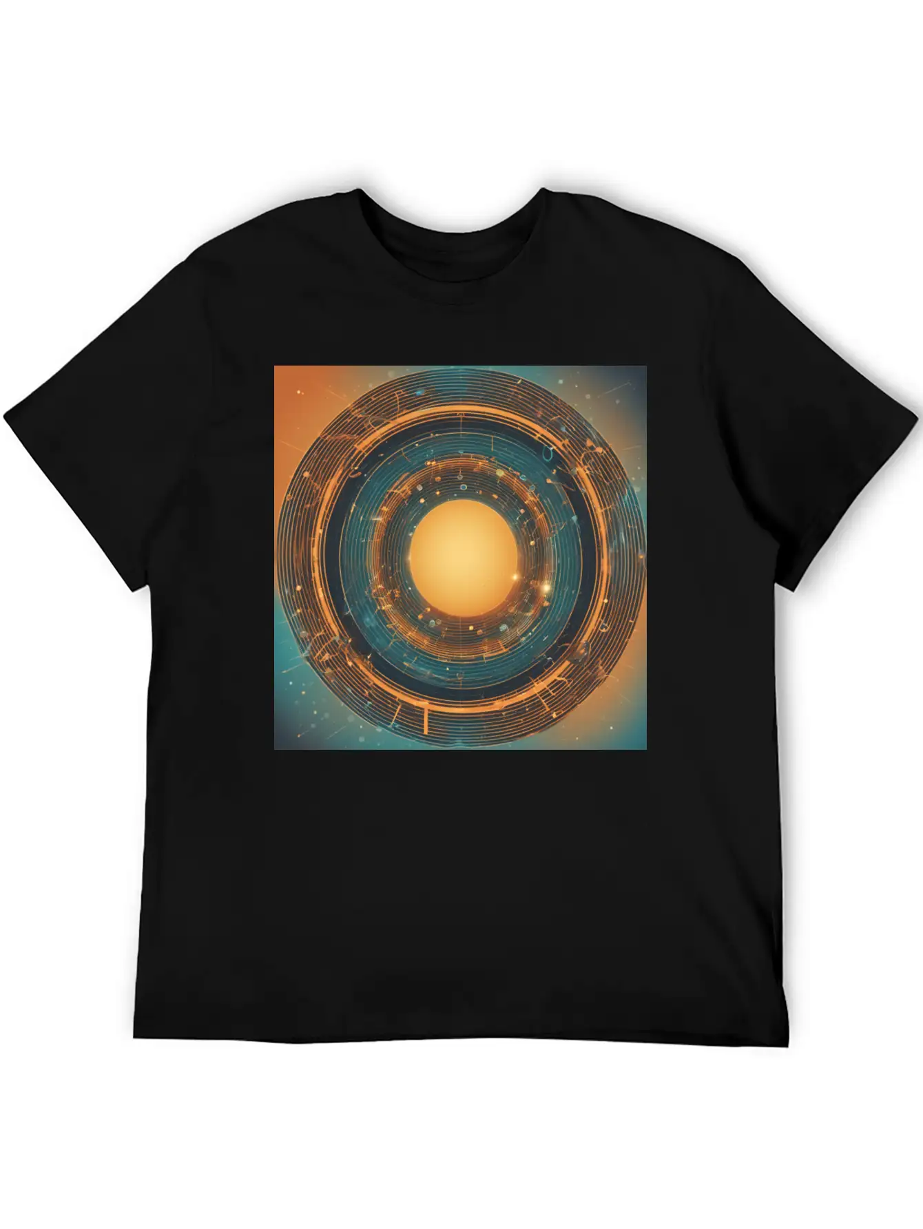 Infinity Concept: Eternal Echo Unisex Short Sleeve Soft Cotton T-Shirt – Casual Everyday Wear