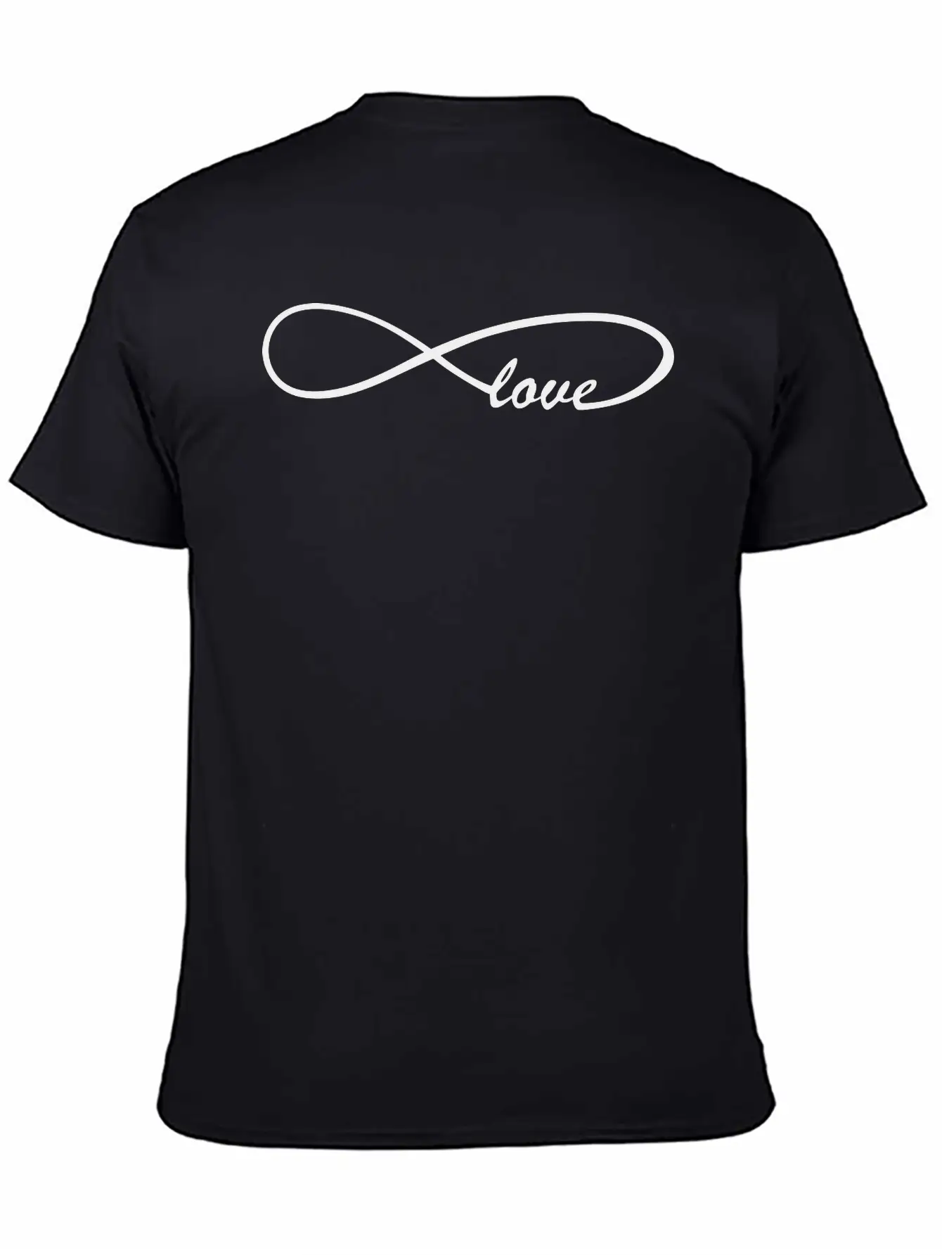 Infinity Sign Love Unisex Short Sleeve Soft Cotton T-Shirt – Casual Everyday Wear