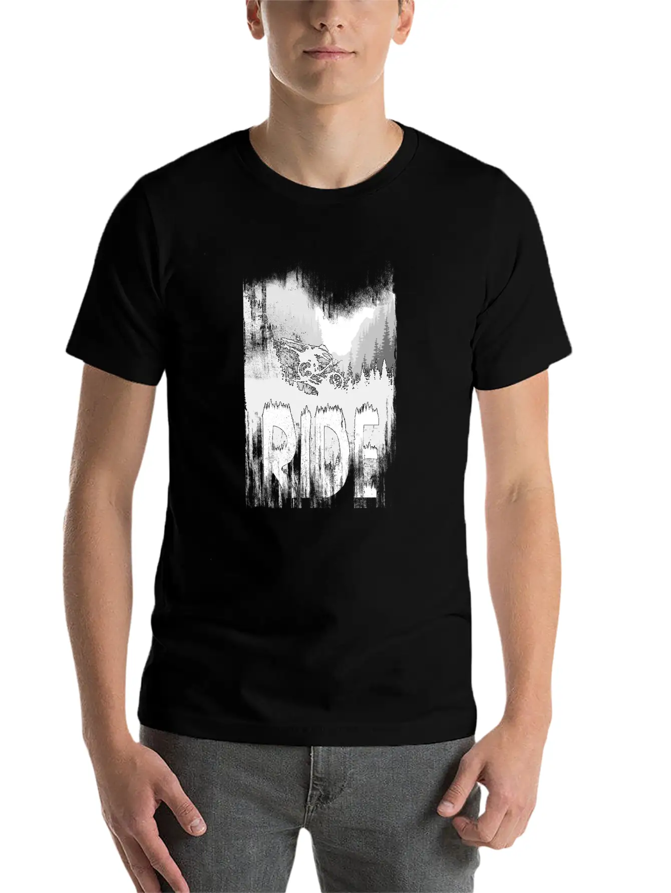 Ink Ride Unisex Short Sleeve Soft Cotton T-Shirt – Casual Everyday Wear