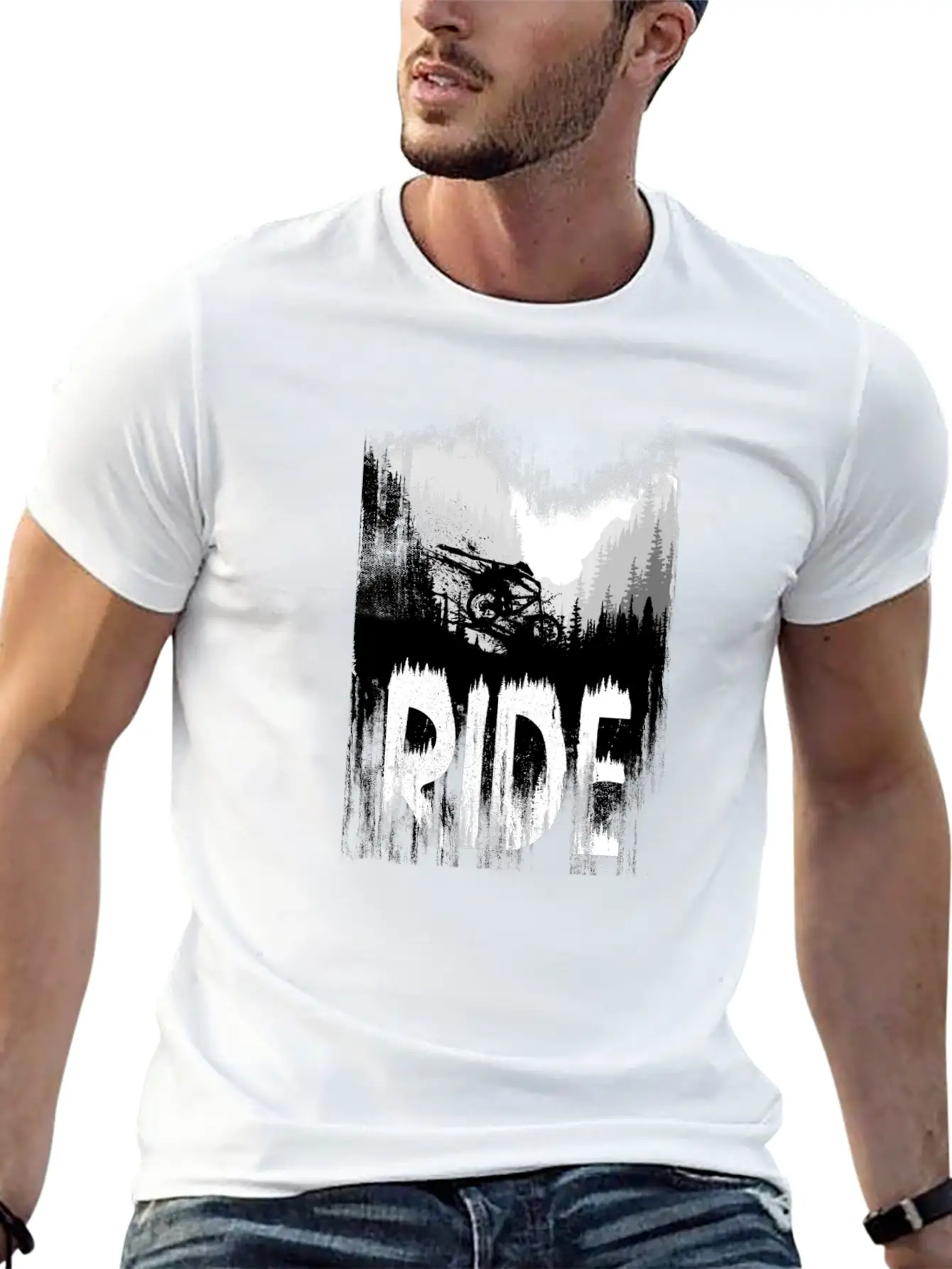 Ink Ride Unisex Short Sleeve Soft Cotton T-Shirt – Casual Everyday Wear