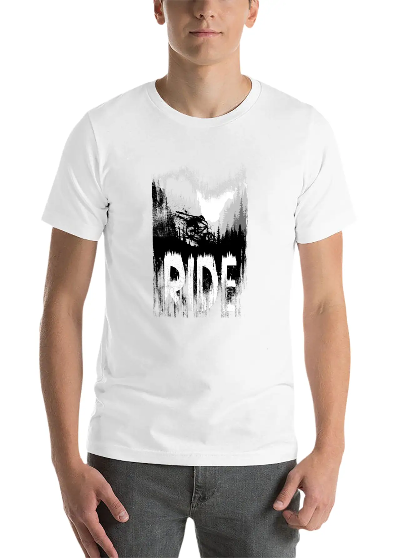 Ink Ride Unisex Short Sleeve Soft Cotton T-Shirt – Casual Everyday Wear