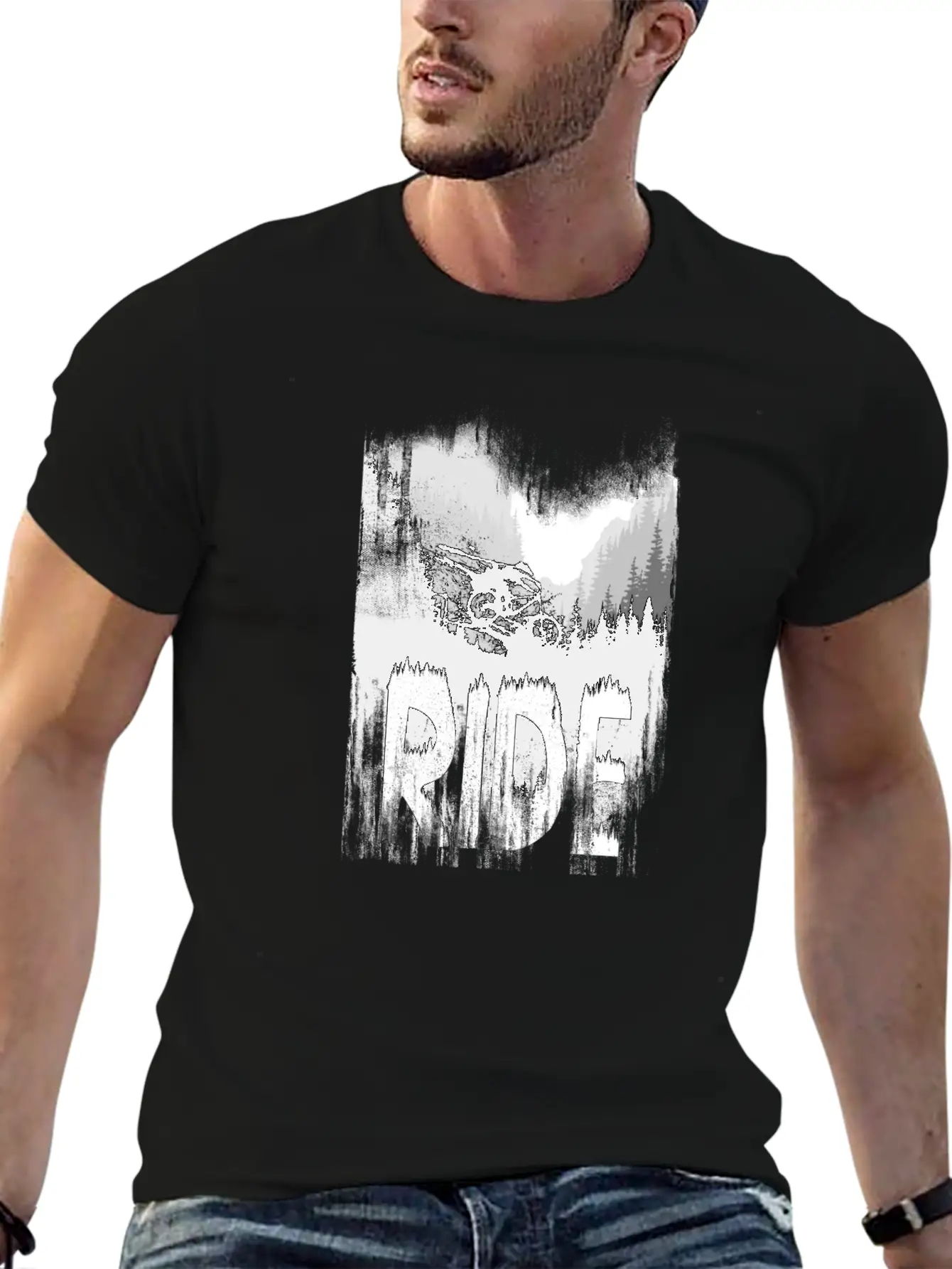 Ink Ride Unisex Short Sleeve Soft Cotton T-Shirt – Casual Everyday Wear