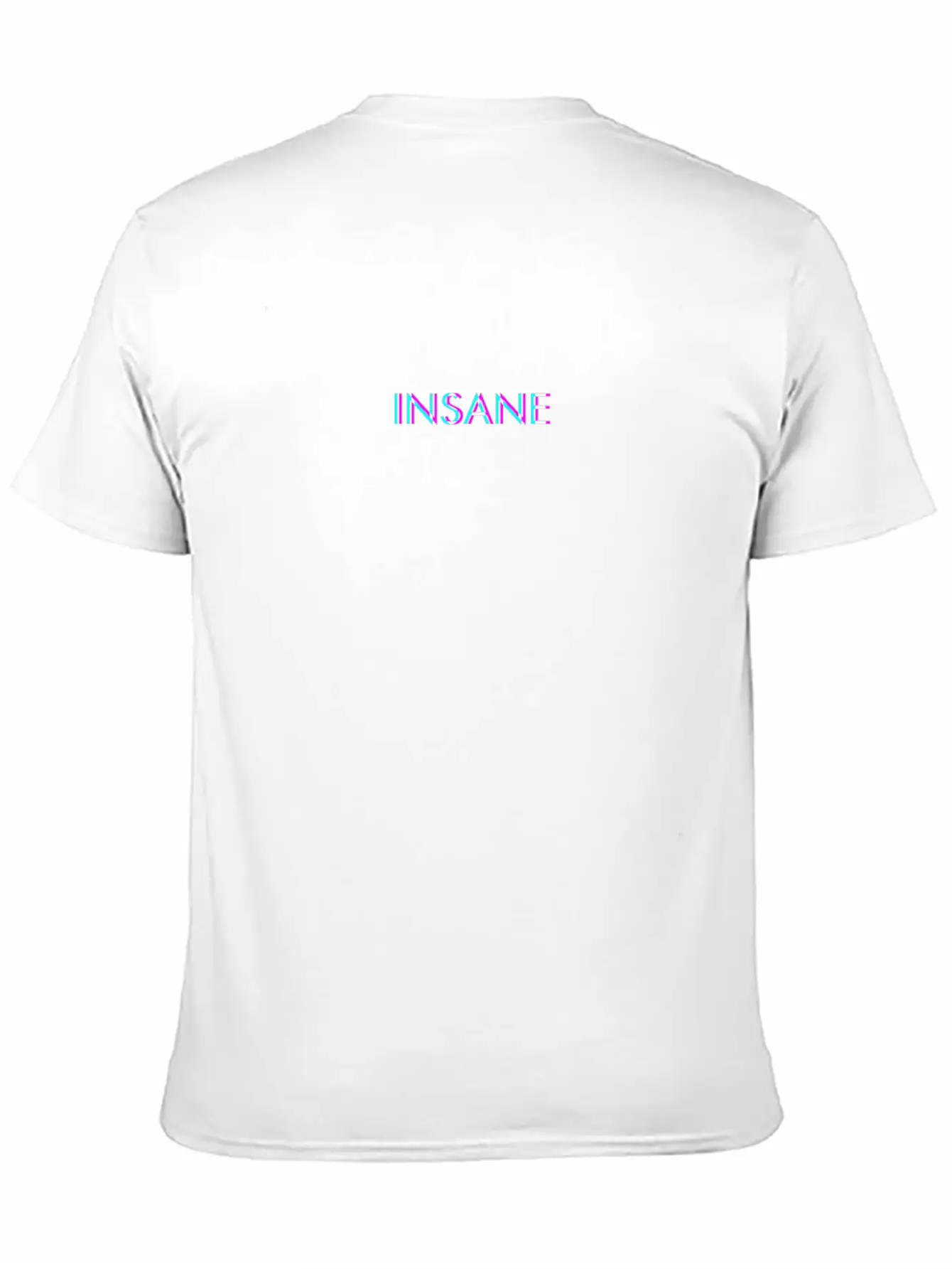 Insane Anaglyph Glitch Art Vaporwave Gift Timeless Short Sleeve Tee – Comfy And Minimalist Design