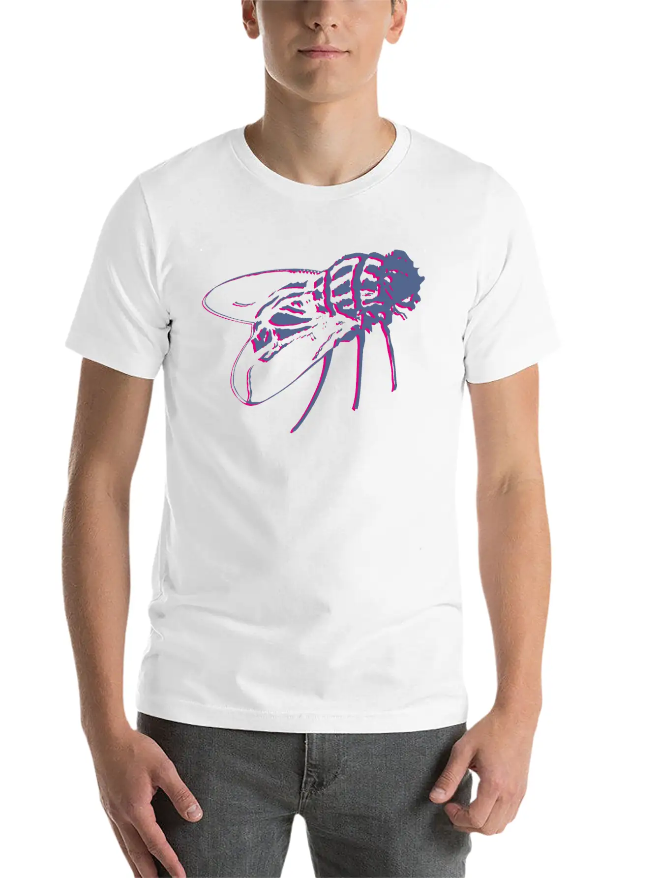 Insect Fly Wildlife Streetwear Vector Illustration Timeless Short Sleeve Tee – Comfy And Minimalist Design