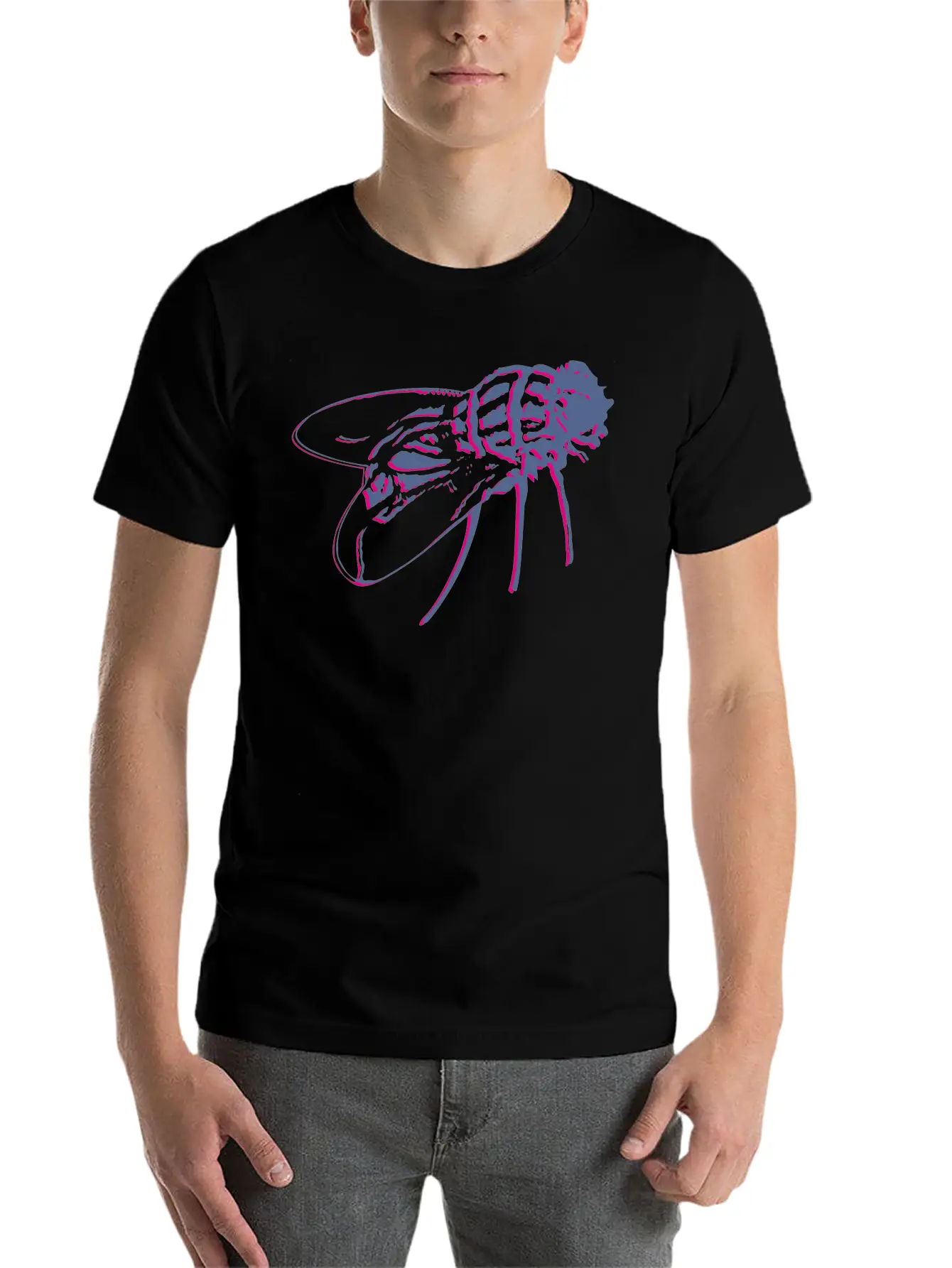 Insect Fly Wildlife Streetwear Vector Illustration Timeless Short Sleeve Tee – Comfy And Minimalist Design