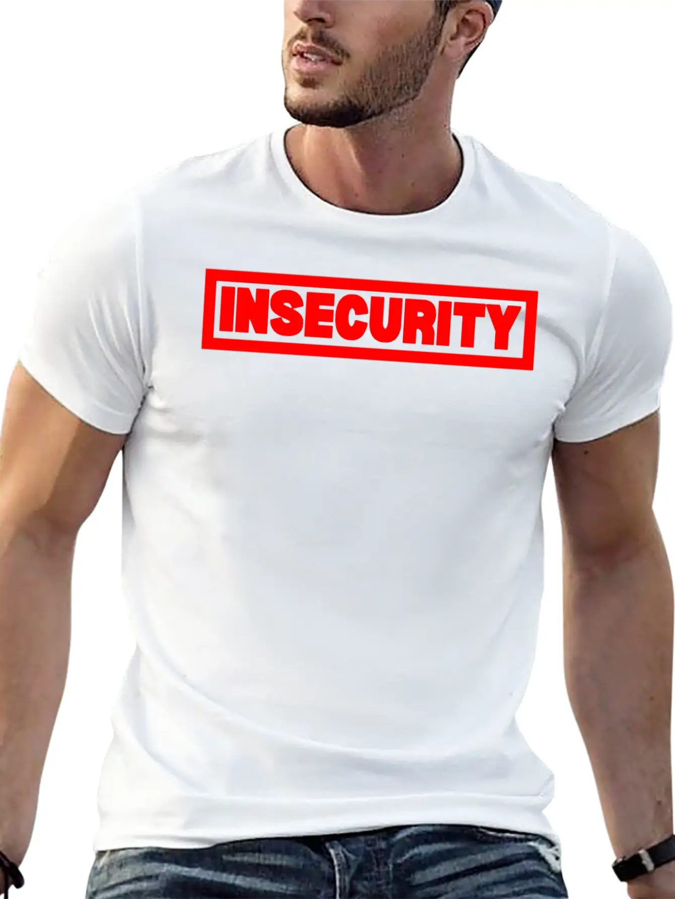 Insecurity Basic Graphic T-Shirt – Daily Comfort In Soft Cotton