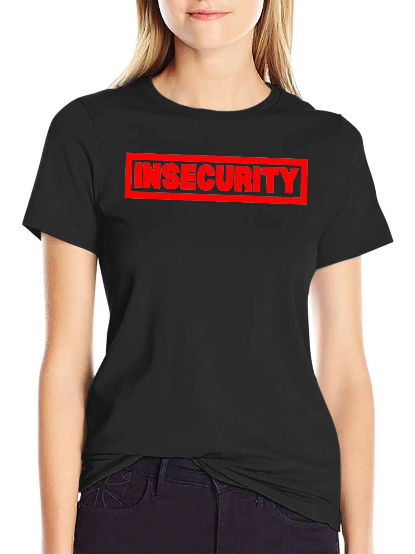 Insecurity Basic Graphic T-Shirt – Daily Comfort In Soft Cotton