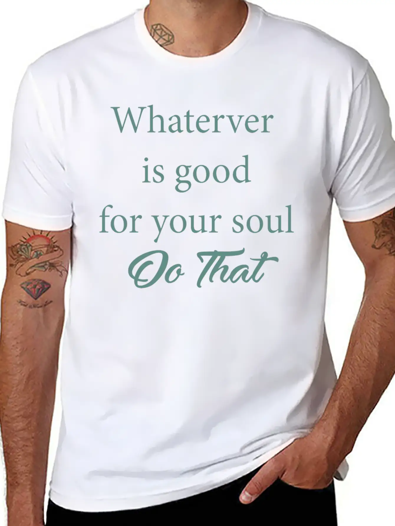 Inspirational Quote Stylish Everyday T-Shirt – Unisex Basic Cotton Tee