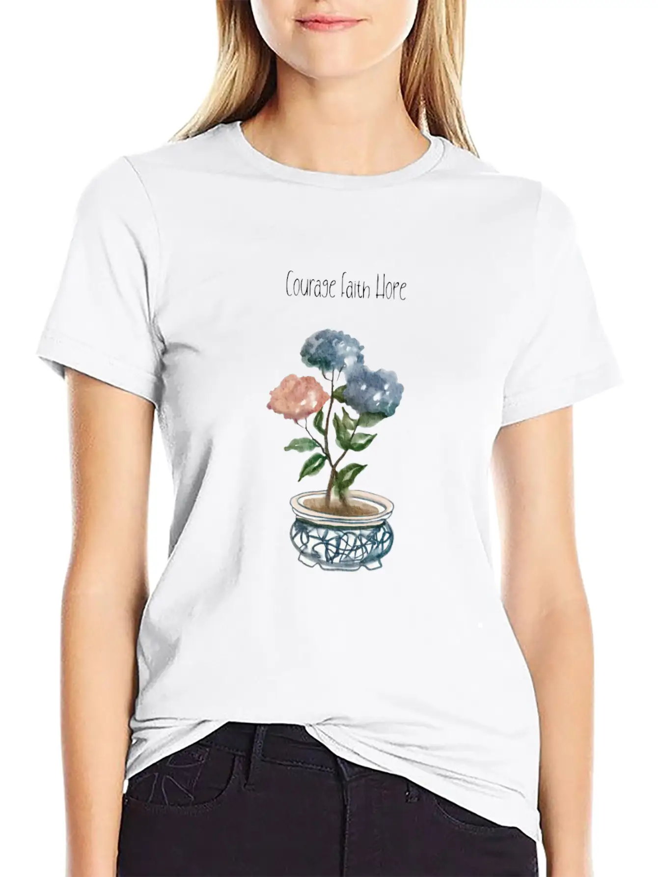 Inspirational T-shirt Comfortable Minimalist Graphic Tee – Summer Style Essential