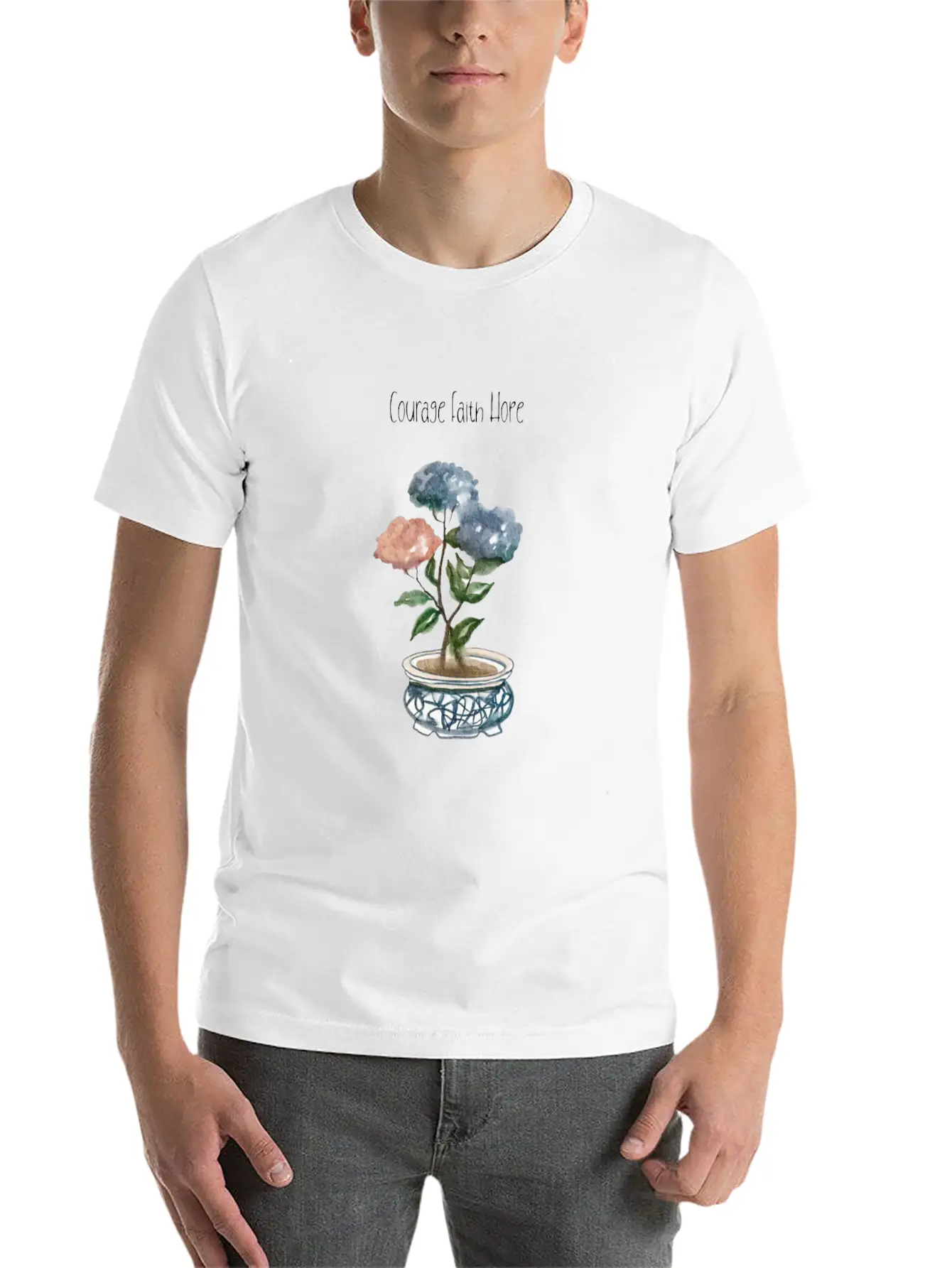 Inspirational T-shirt Comfortable Minimalist Graphic Tee – Summer Style Essential