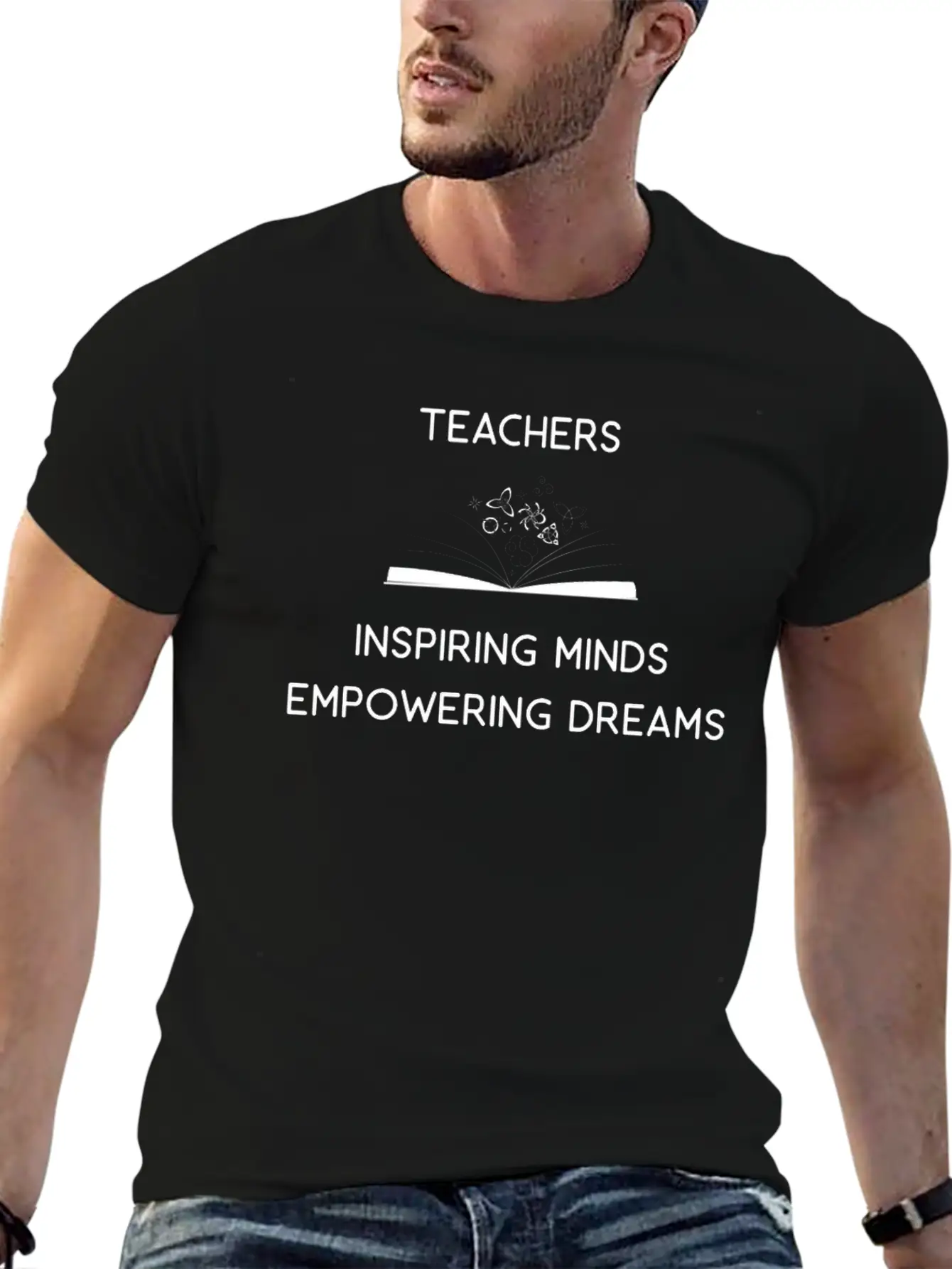 Inspiring Minds Empowering Dreams Timeless Short Sleeve Tee – Comfy And Minimalist Design