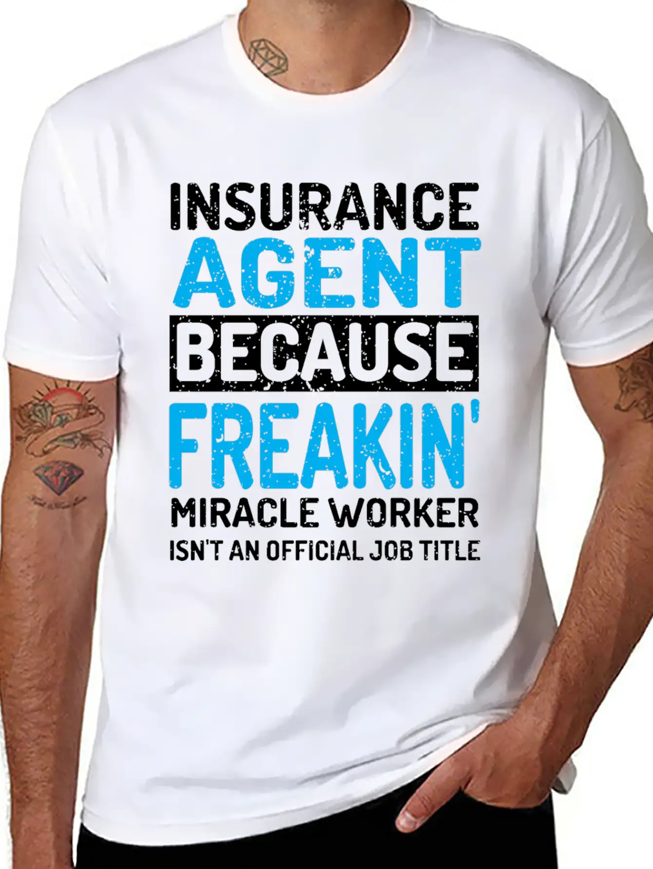 Insurance Agent Timeless Short Sleeve Tee – Comfy And Minimalist Design