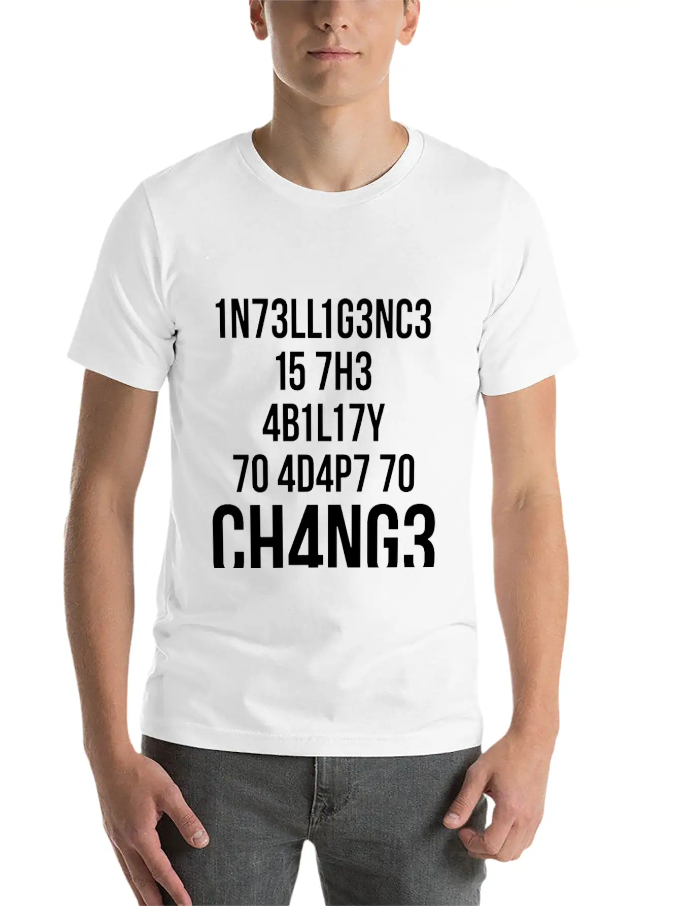 Intelligence Is Comfortable Minimalist Graphic Tee – Summer Style Essential