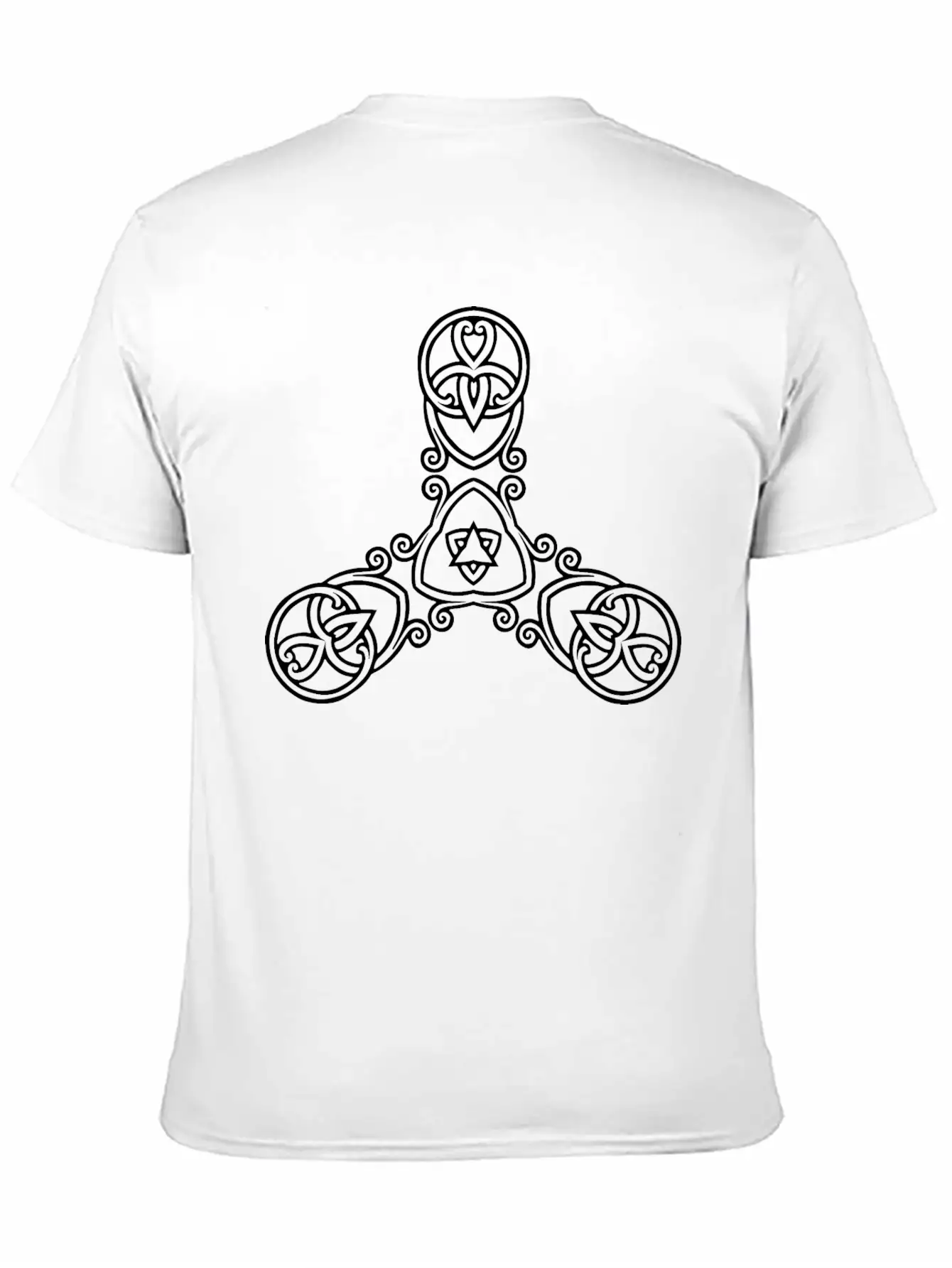 Interlocking Geometric Design 21 Basic Graphic T-Shirt – Daily Comfort In Soft Cotton