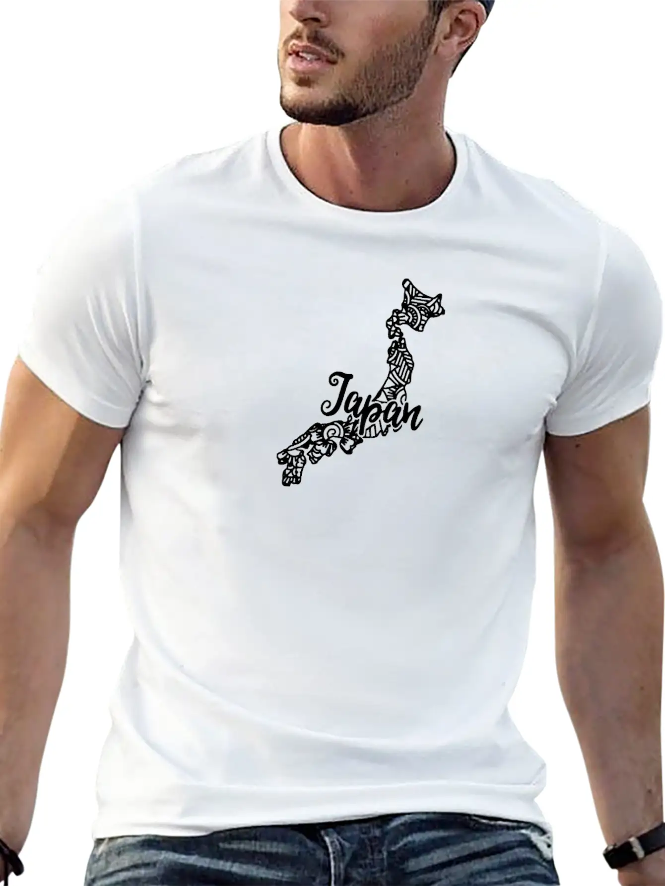 International Mandala Country Japanese Mandala Basic Graphic T-Shirt – Daily Comfort In Soft Cotton