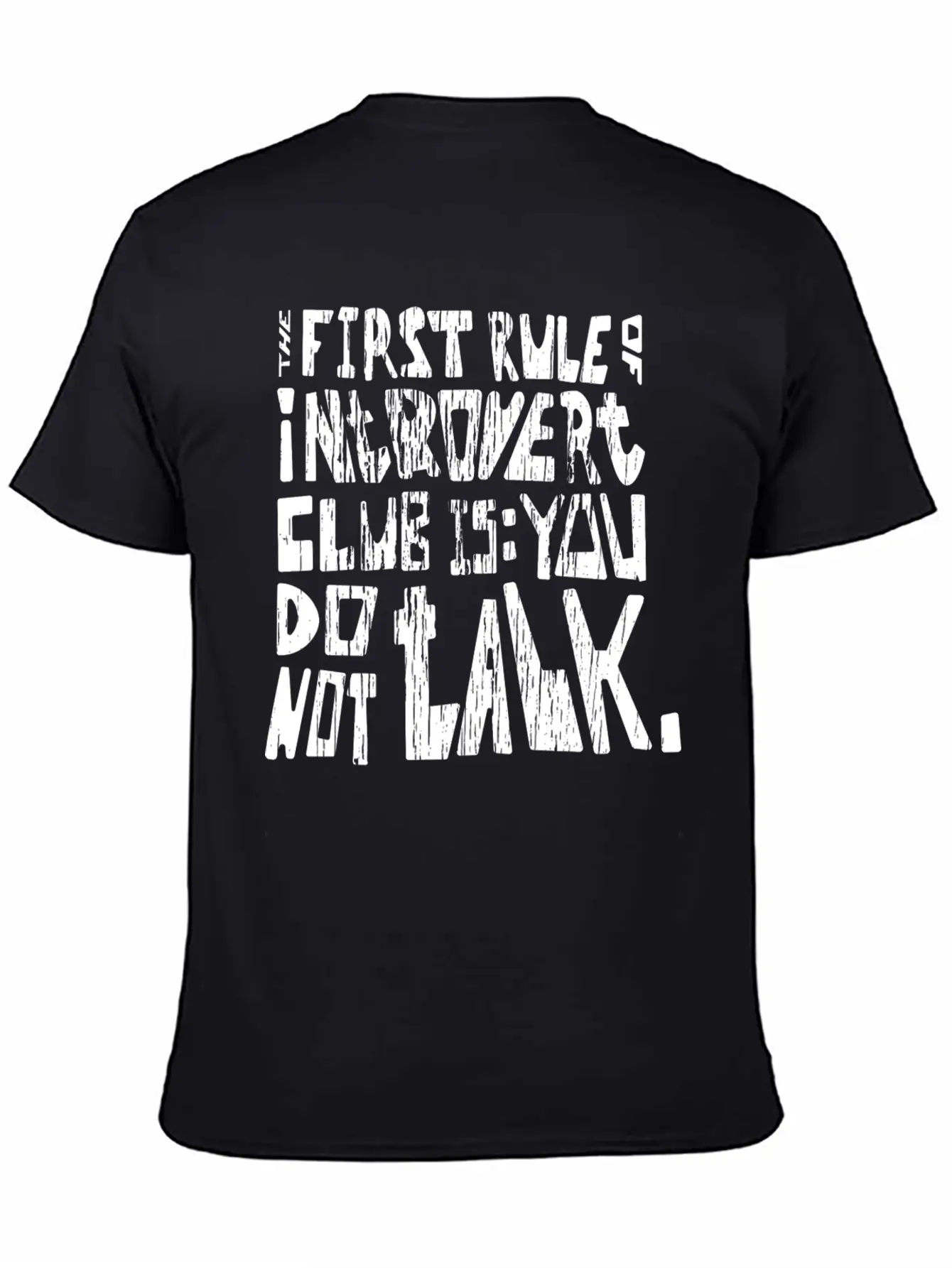Introvert Personality Type Unisex Short Sleeve Soft Cotton T-Shirt – Casual Everyday Wear