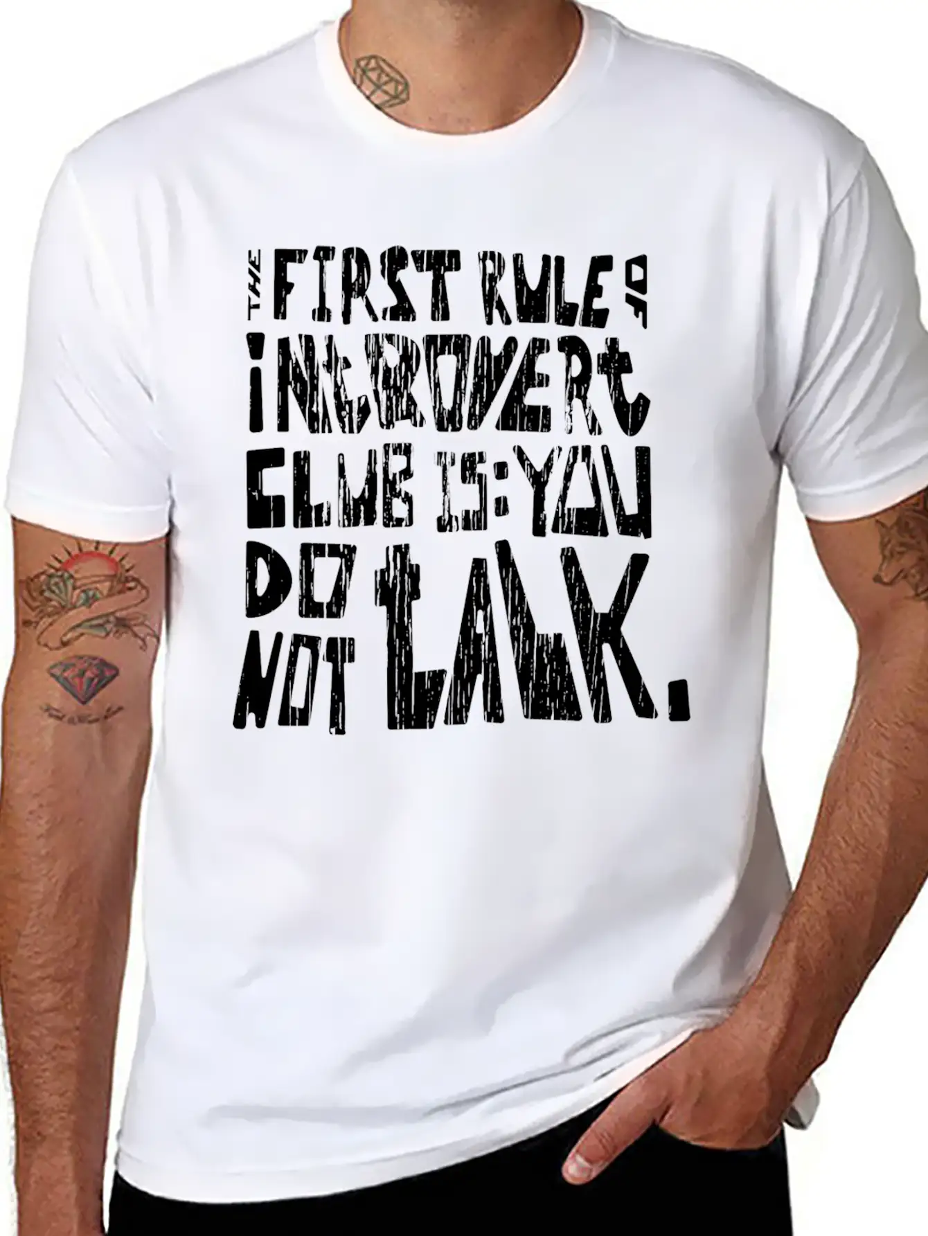 Introvert Personality Type Unisex Short Sleeve Soft Cotton T-Shirt – Casual Everyday Wear