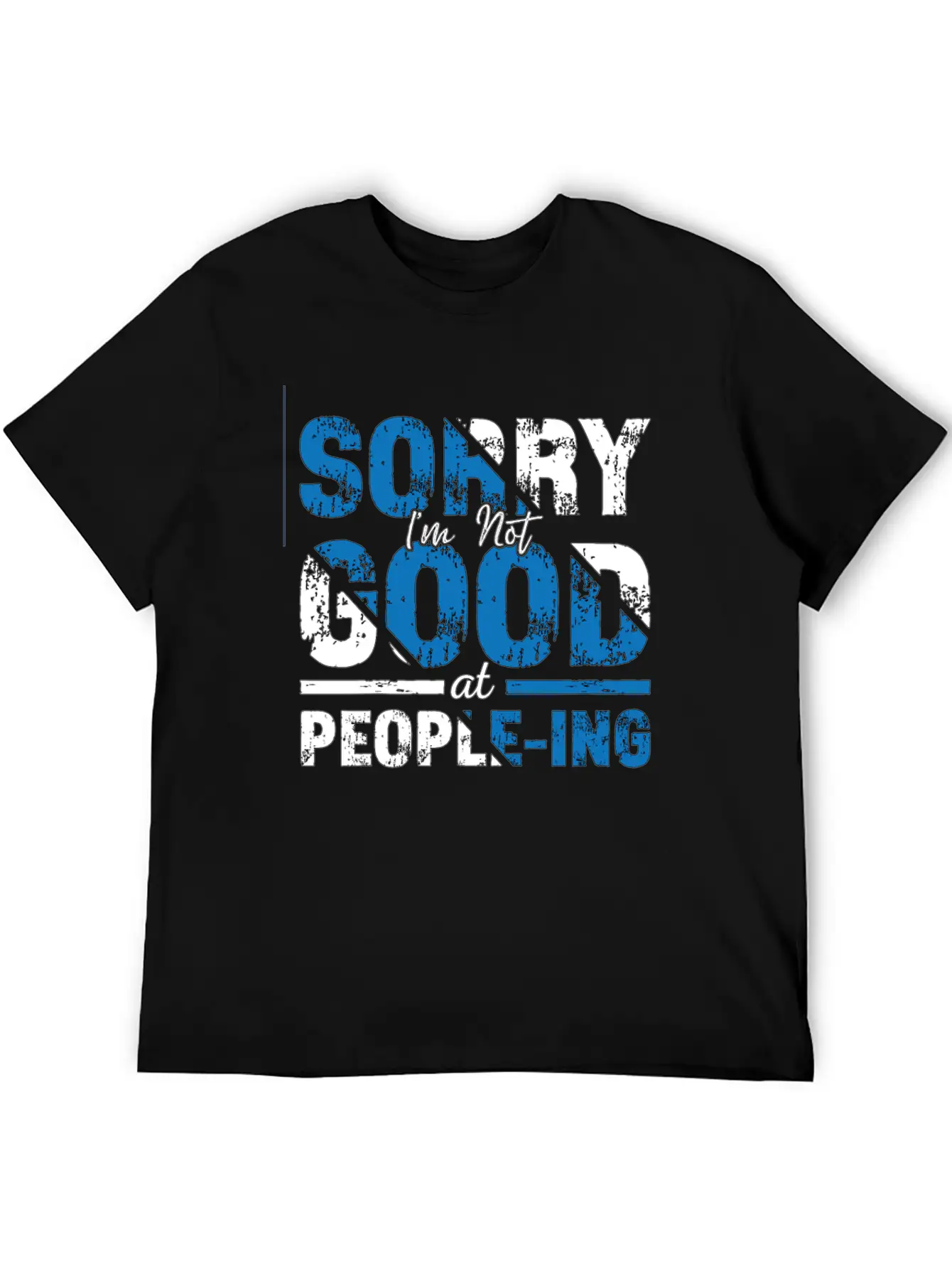 Introvert Sorry I'm Not Good Introverted Shy Essential Unisex Summer Tee – Soft Cotton Casual Fit