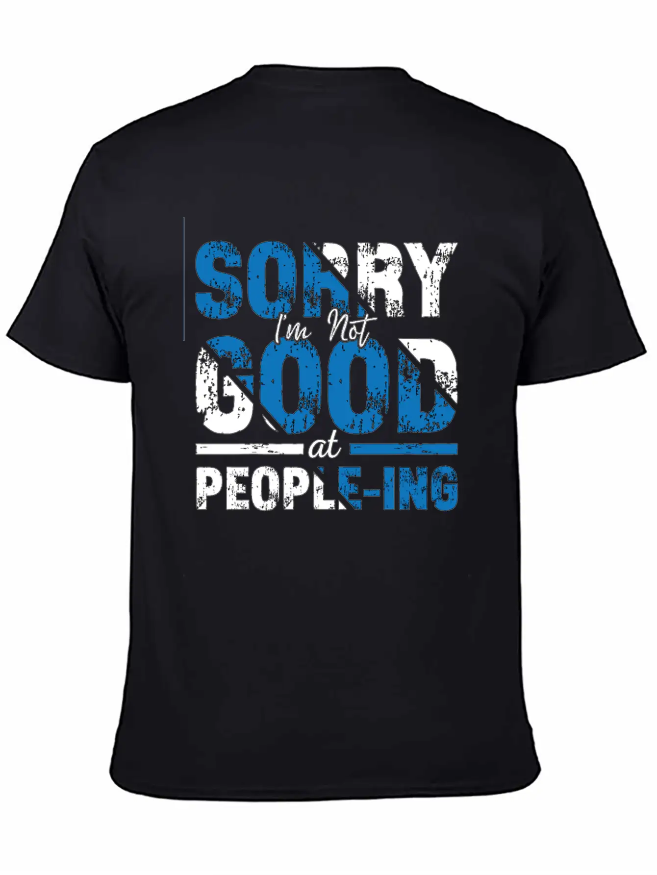 Introvert Sorry I'm Not Good Introverted Shy Essential Unisex Summer Tee – Soft Cotton Casual Fit