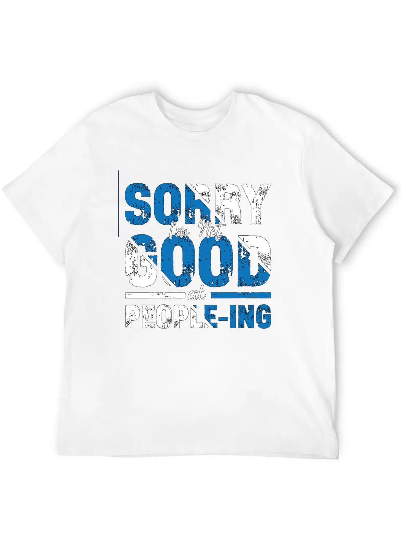 Introvert Sorry I'm Not Good Introverted Shy Essential Unisex Summer Tee – Soft Cotton Casual Fit