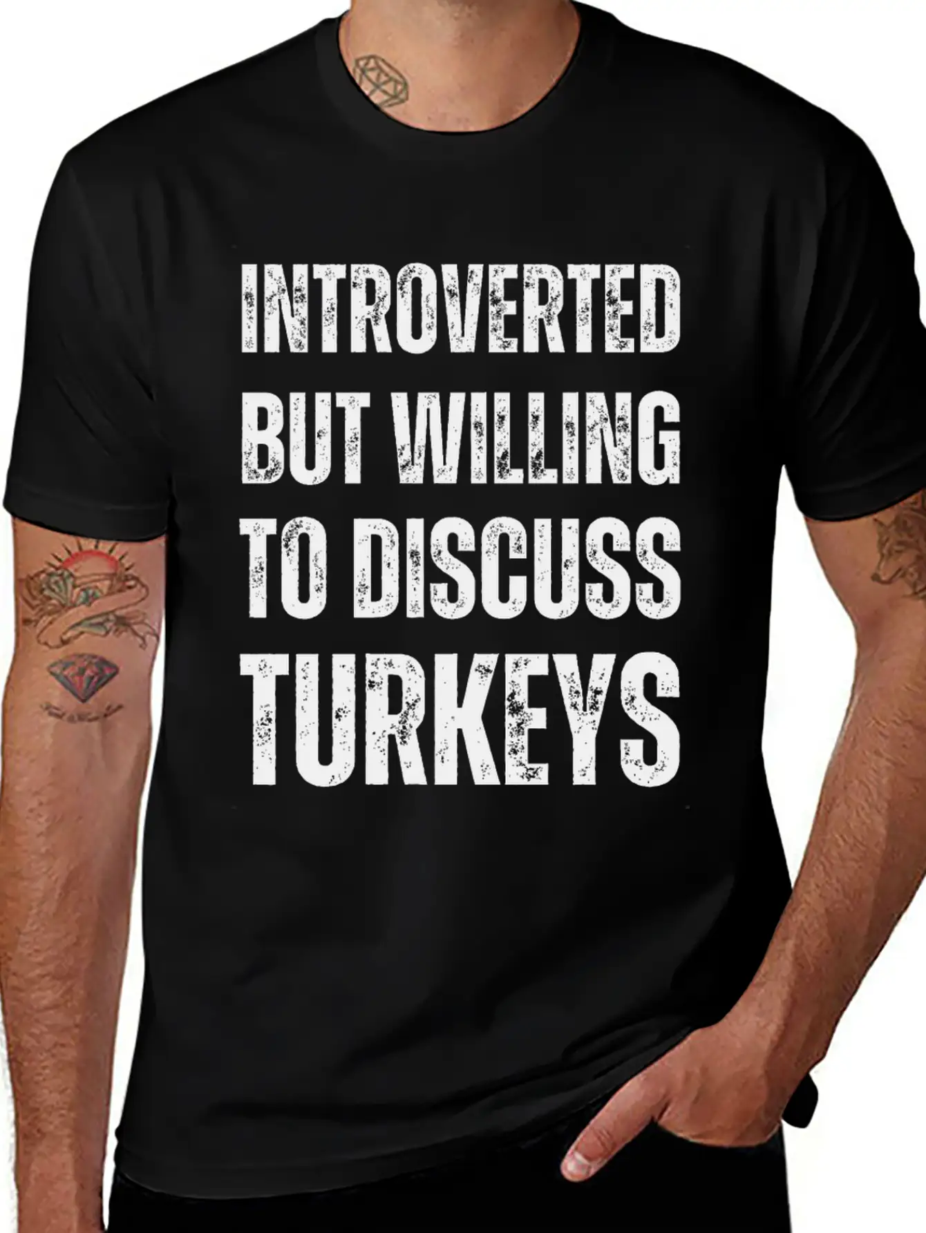 Introverted But Willing To Discuss Turkeys Timeless Short Sleeve Tee – Comfy And Minimalist Design