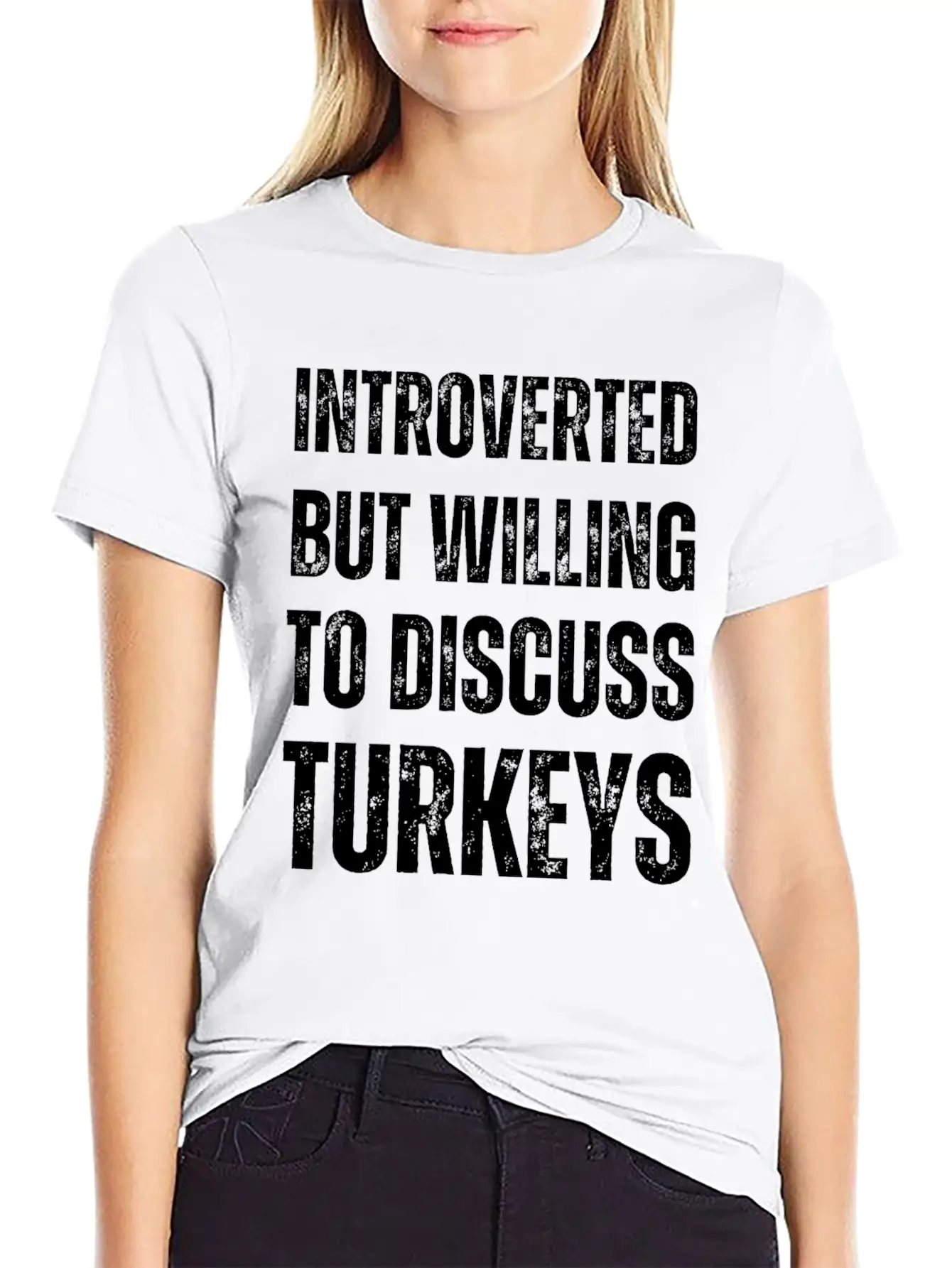 Introverted But Willing To Discuss Turkeys Timeless Short Sleeve Tee – Comfy And Minimalist Design