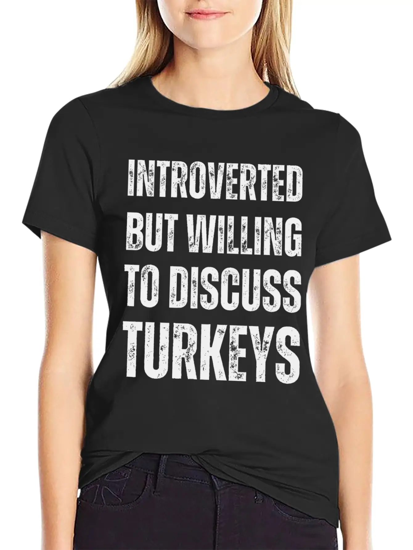 Introverted But Willing To Discuss Turkeys Timeless Short Sleeve Tee – Comfy And Minimalist Design