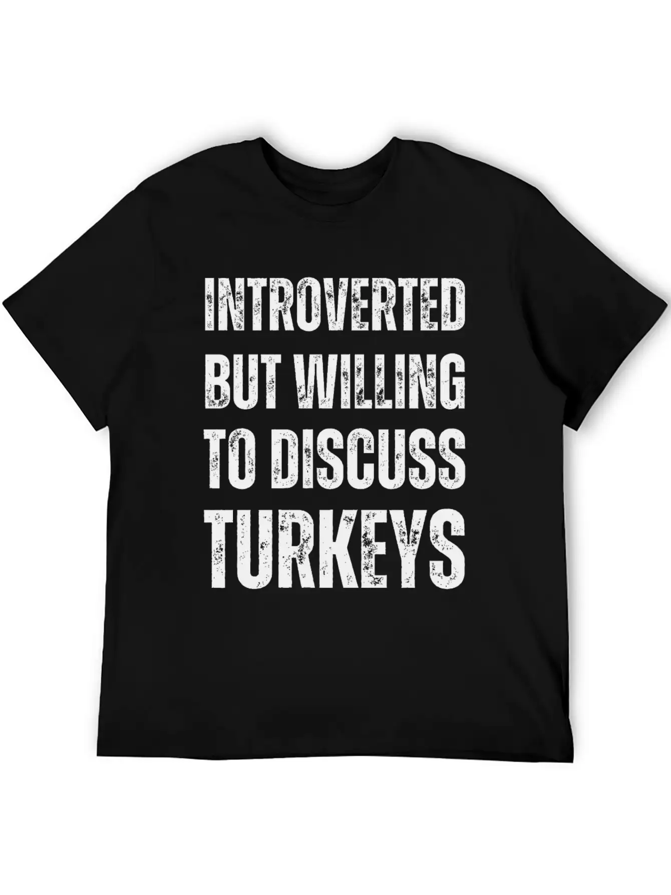 Introverted But Willing To Discuss Turkeys Timeless Short Sleeve Tee – Comfy And Minimalist Design