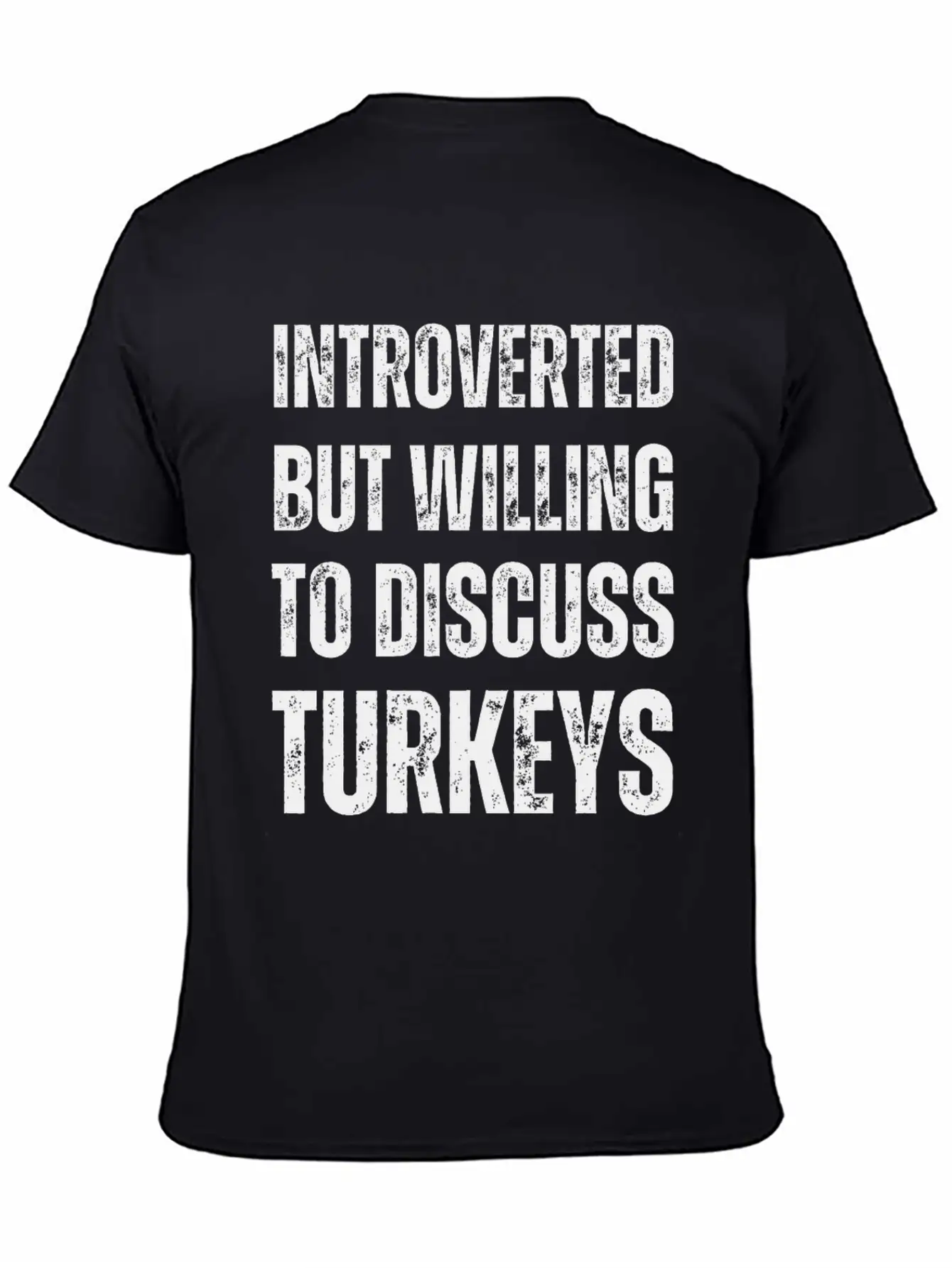 Introverted But Willing To Discuss Turkeys Timeless Short Sleeve Tee – Comfy And Minimalist Design