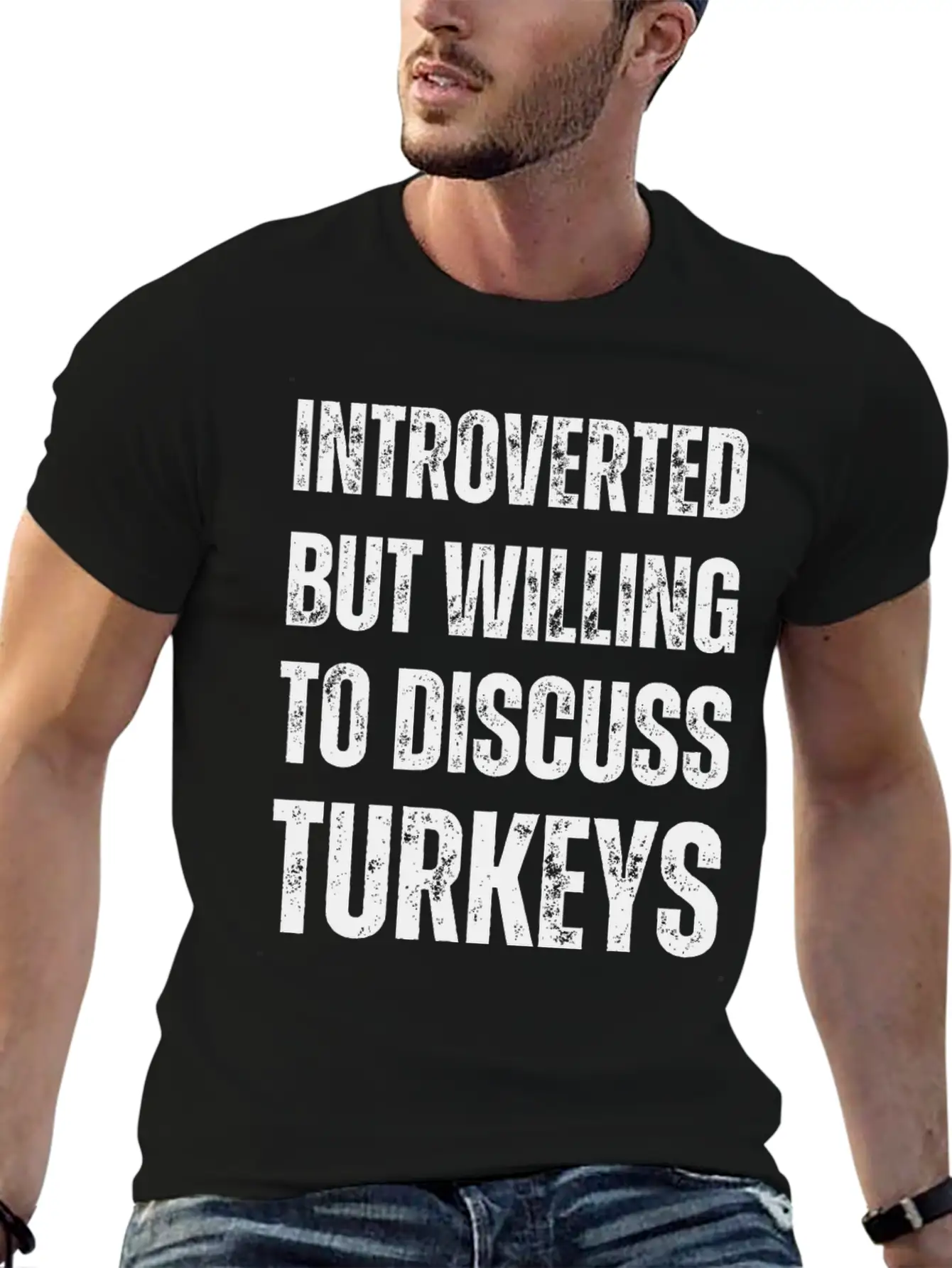 Introverted But Willing To Discuss Turkeys Timeless Short Sleeve Tee – Comfy And Minimalist Design
