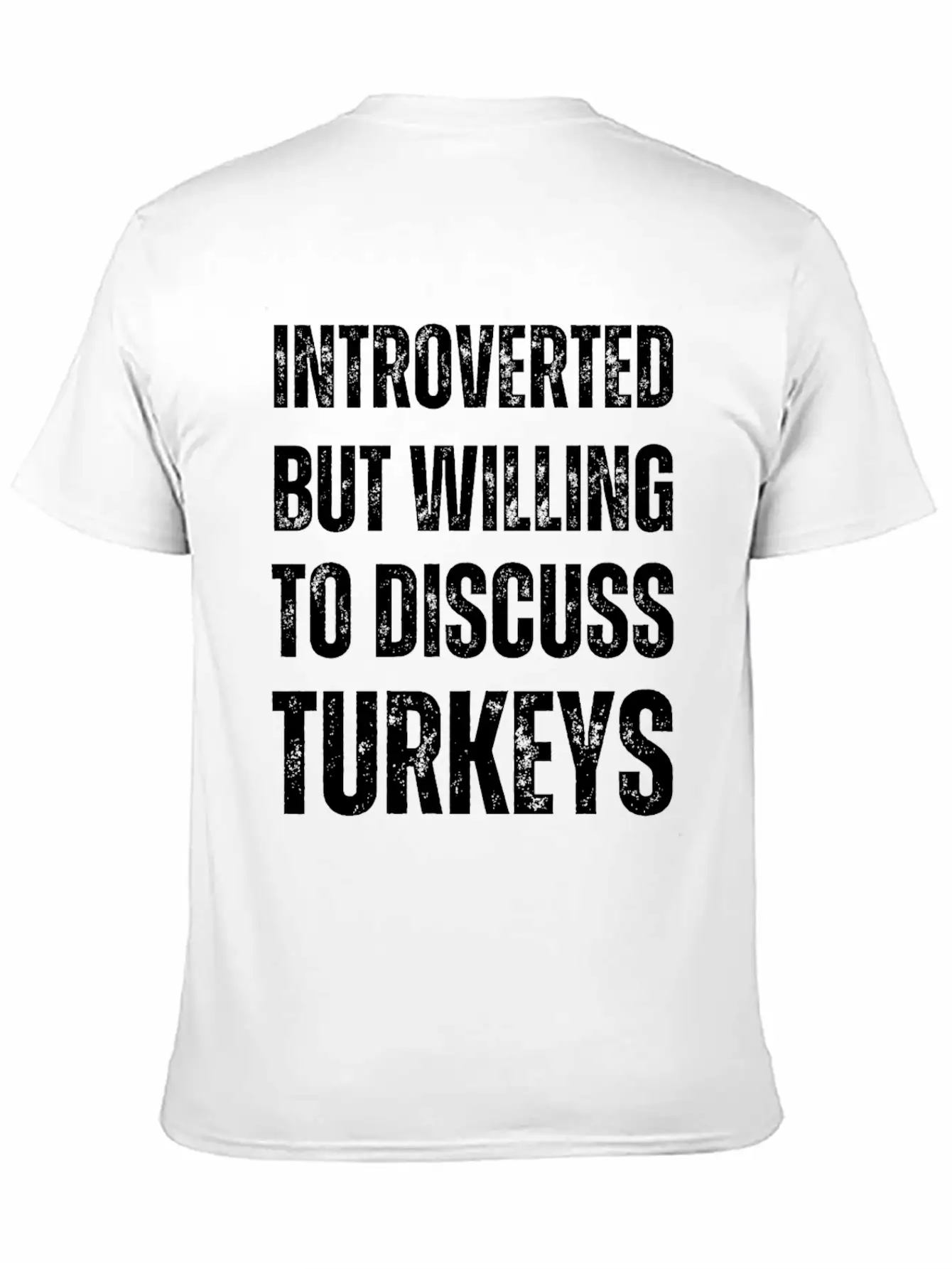 Introverted But Willing To Discuss Turkeys Timeless Short Sleeve Tee – Comfy And Minimalist Design