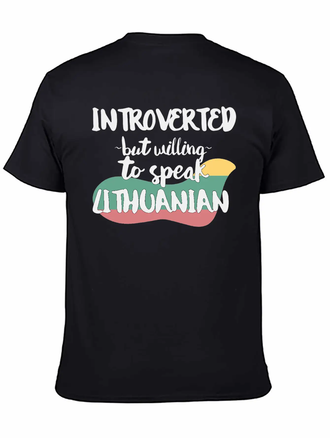 Introverted But Willing To Speak Lithuanian Stylish Everyday T-Shirt – Unisex Basic Cotton Tee