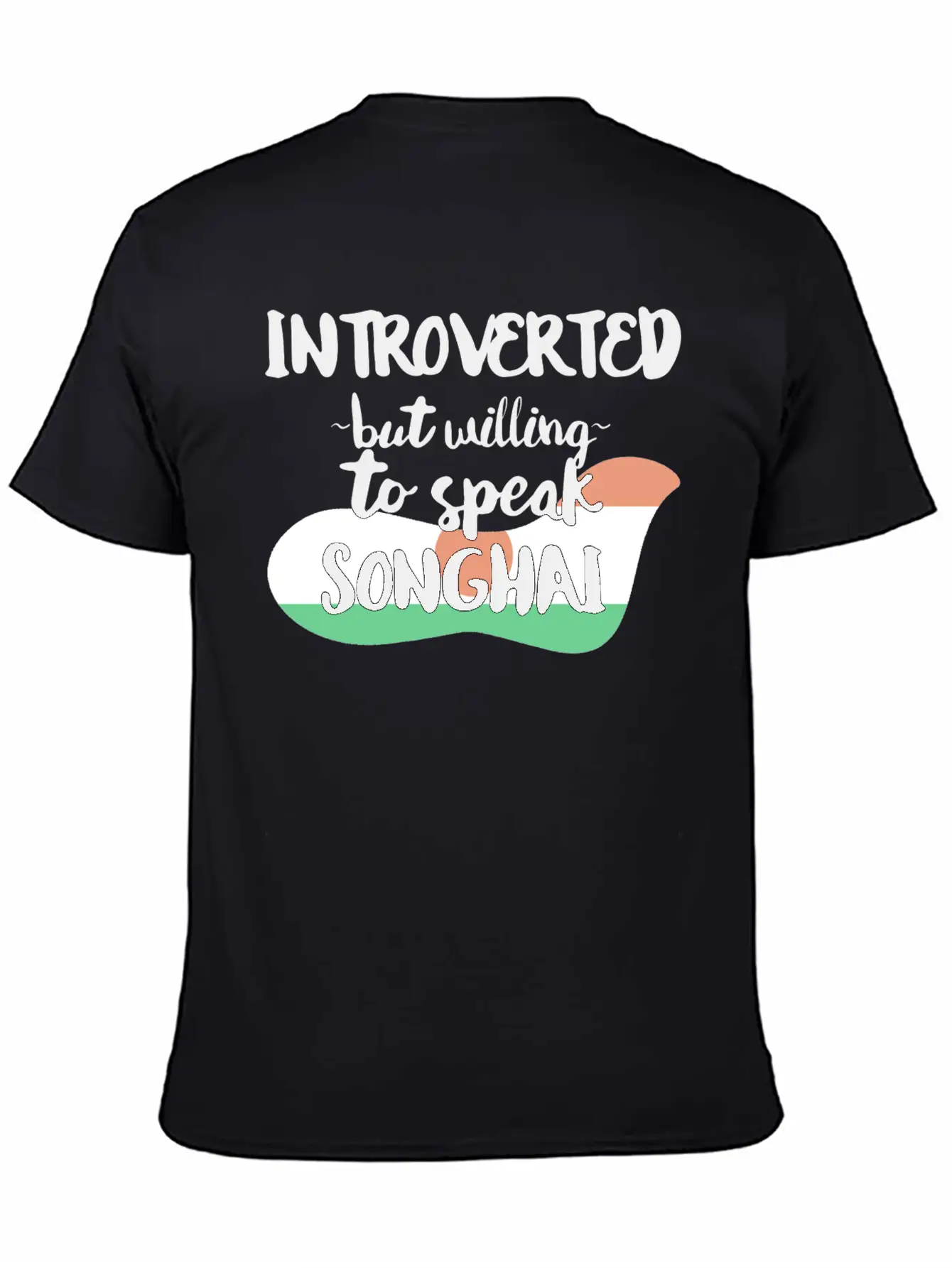 Introverted But Willing To Speak Songhai Timeless Short Sleeve Tee – Comfy And Minimalist Design