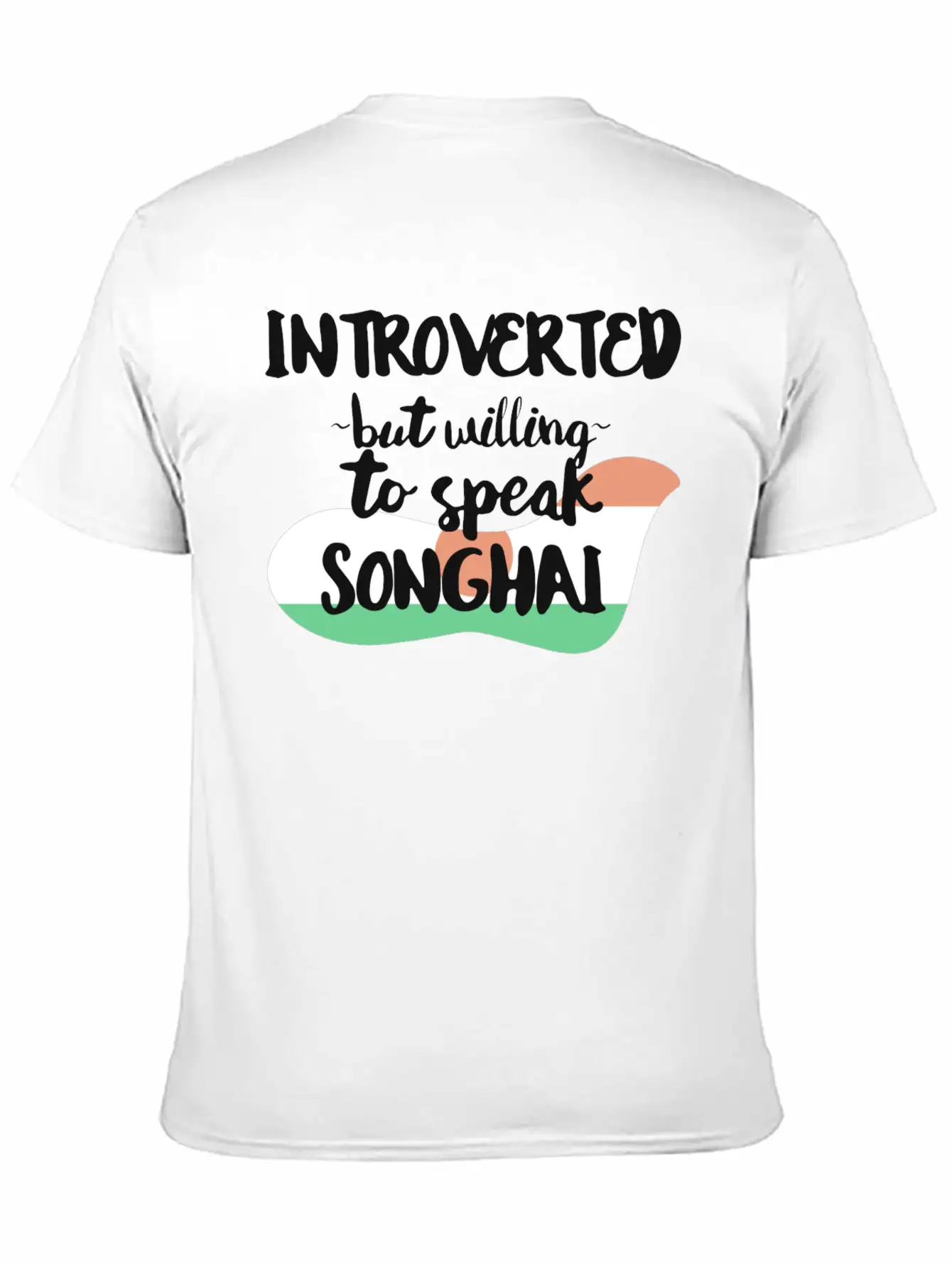 Introverted But Willing To Speak Songhai Timeless Short Sleeve Tee – Comfy And Minimalist Design