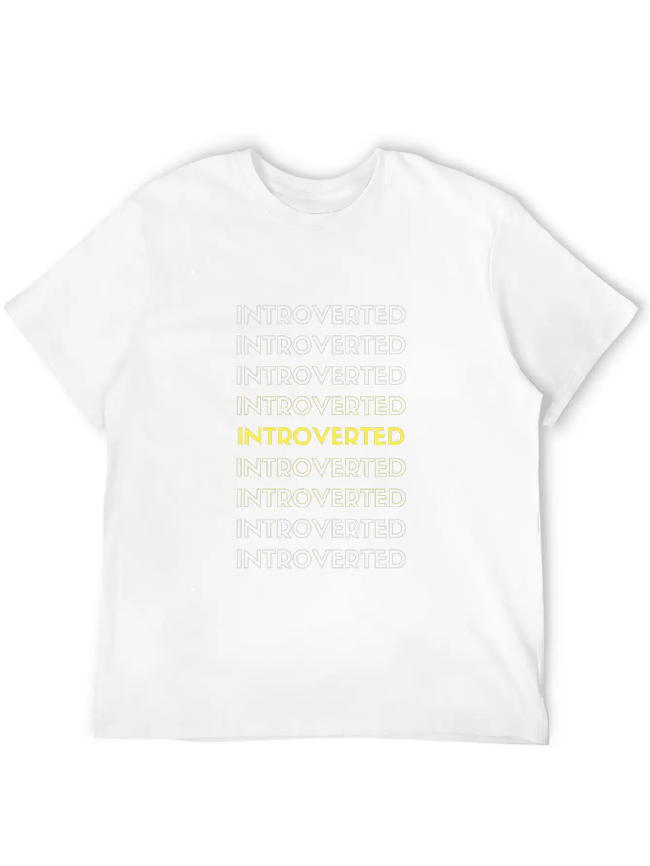 Introverted Stylish Everyday T-Shirt – Unisex Basic Cotton Tee